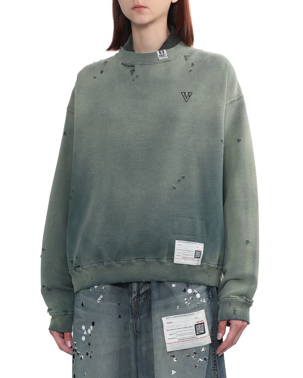 MAISON MIHARA YASUHIRO Distressed sweater