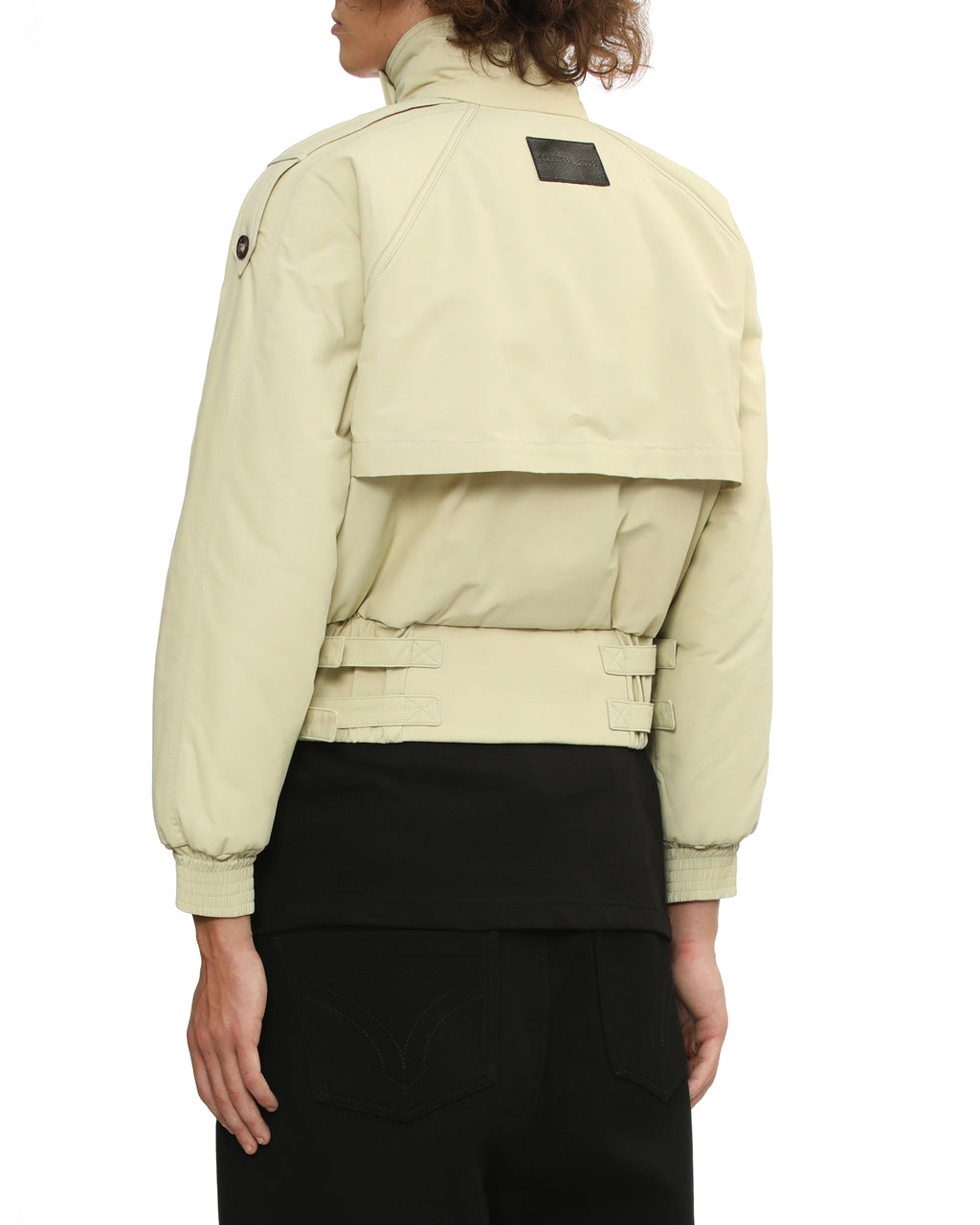 MARINE SERRE High-neck bomber jacket