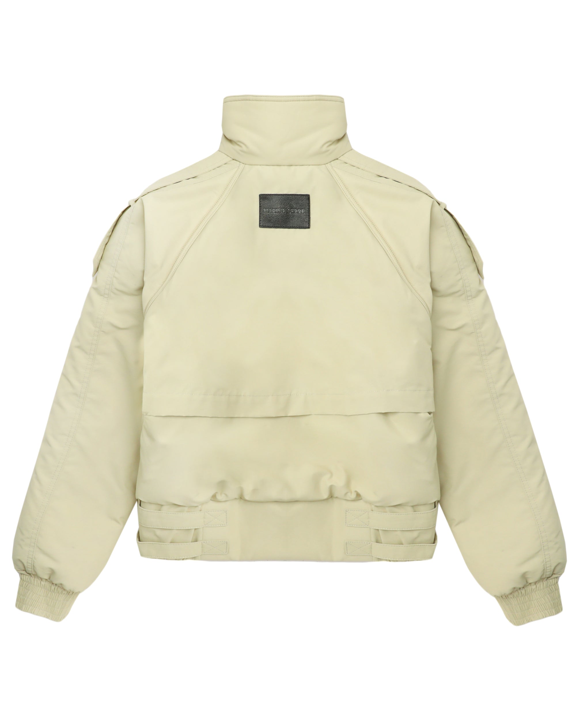 MARINE SERRE High-neck bomber jacket