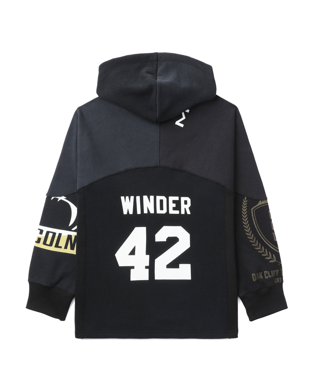 MARINE SERRE Graphic patchwork hoodie