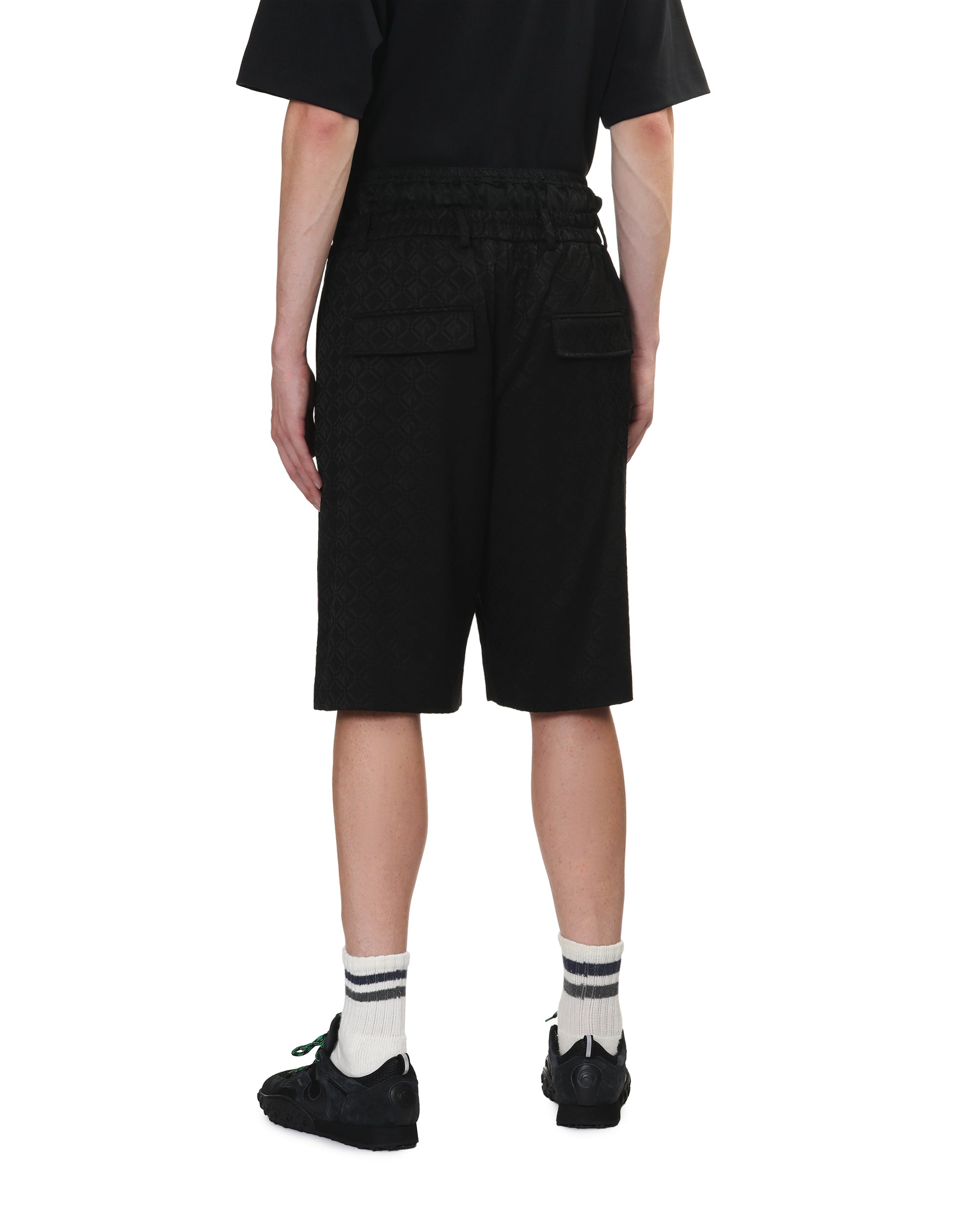 MARINE SERRE Pleated shorts