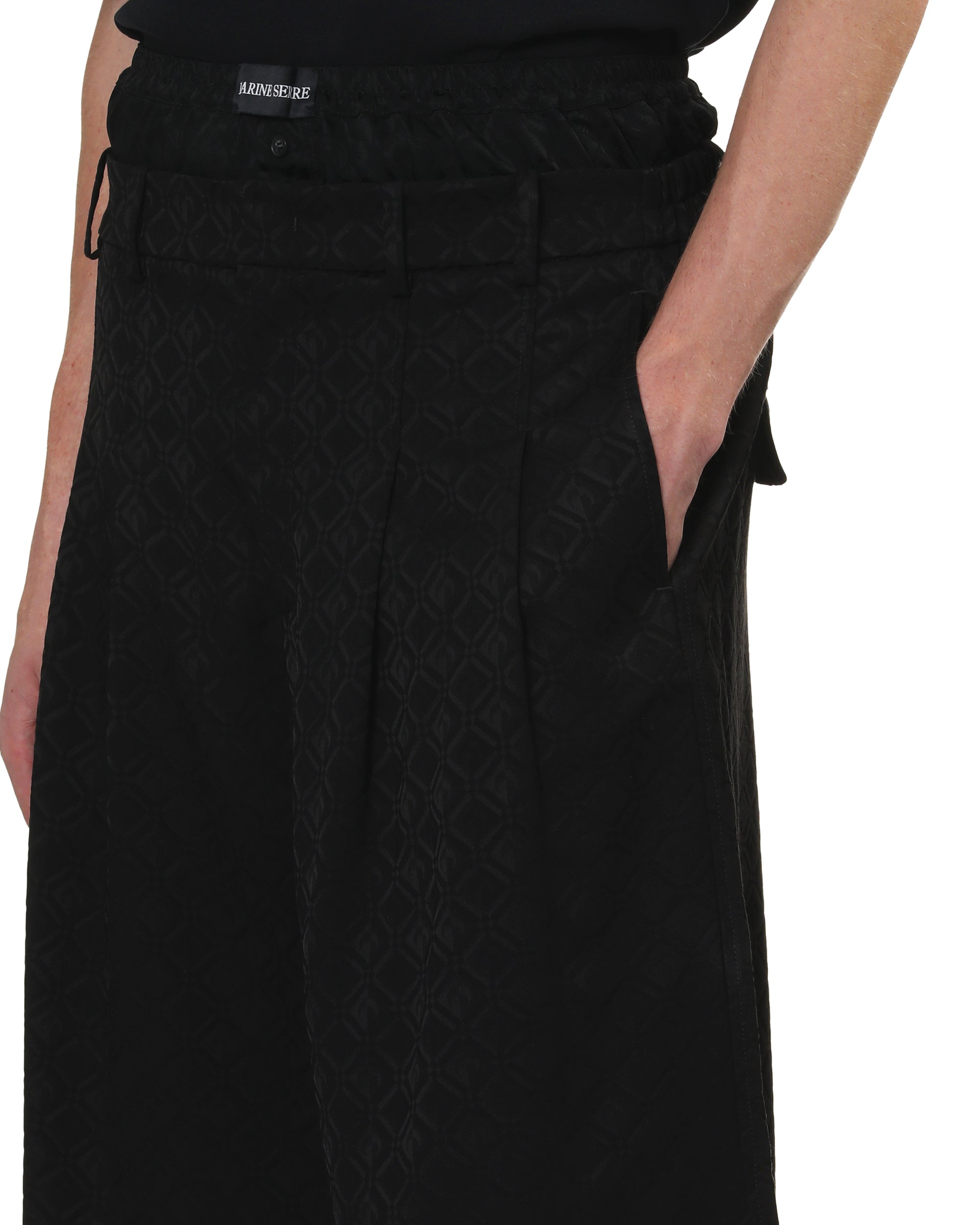 MARINE SERRE Pleated shorts