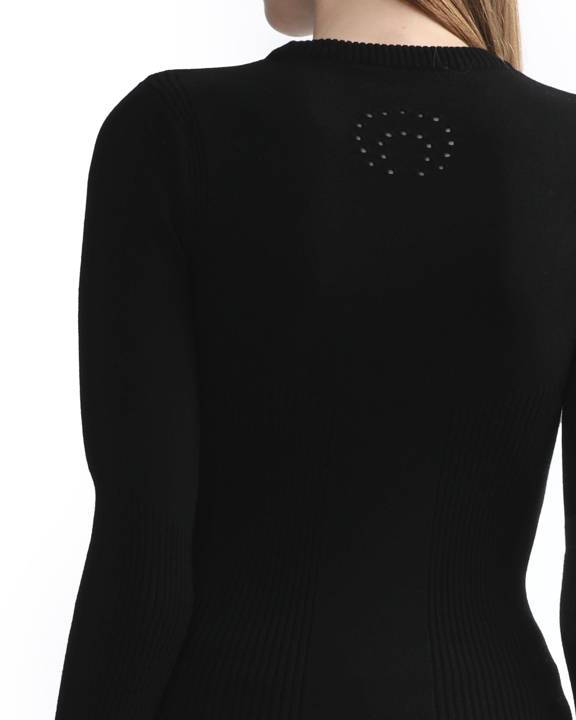 MARINE SERRE Rib knit top