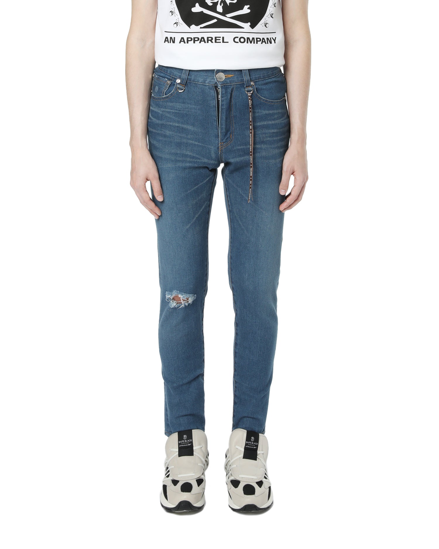 MASTERMIND WORLD Skinny logo jeans