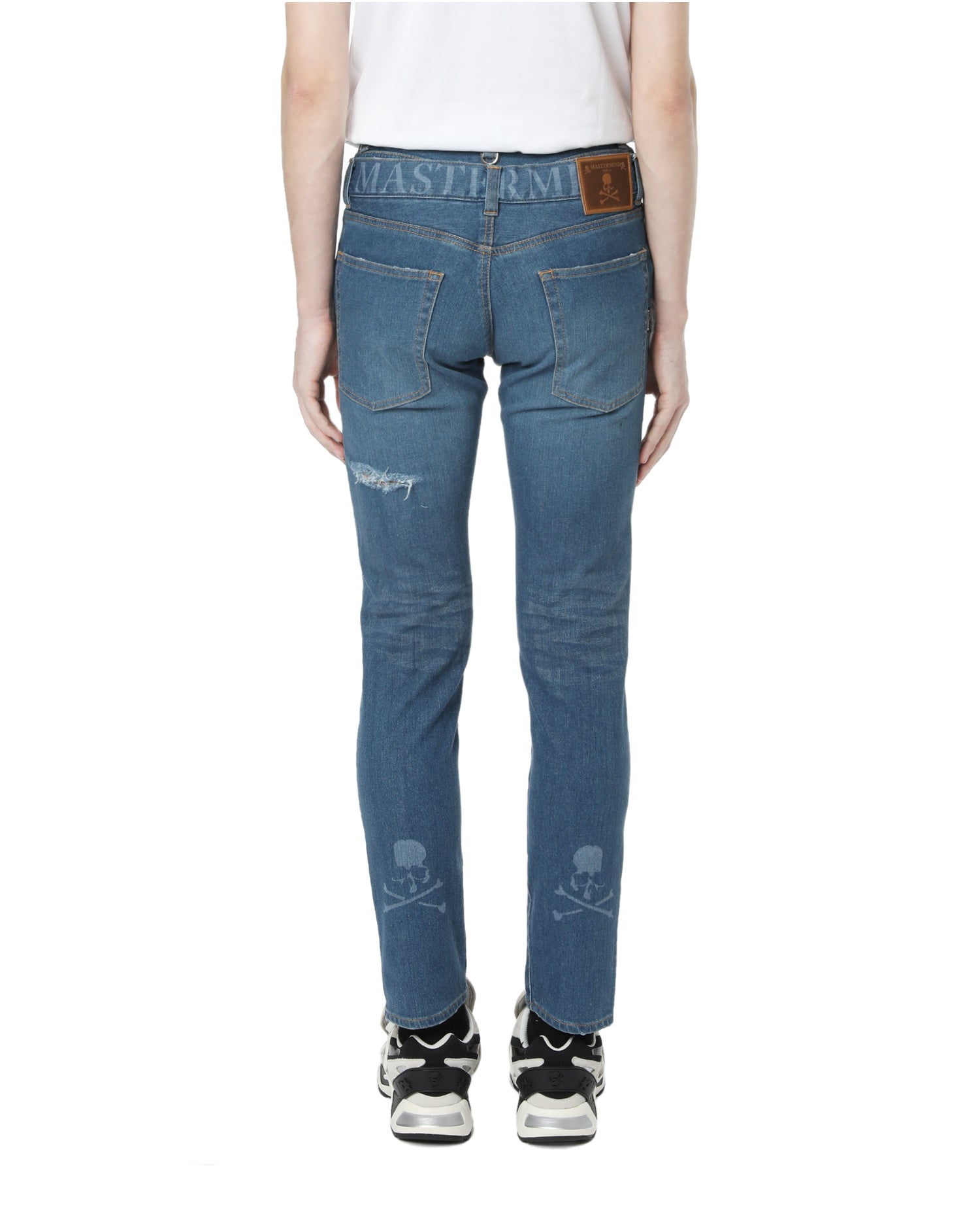 MASTERMIND WORLD Skinny logo jeans