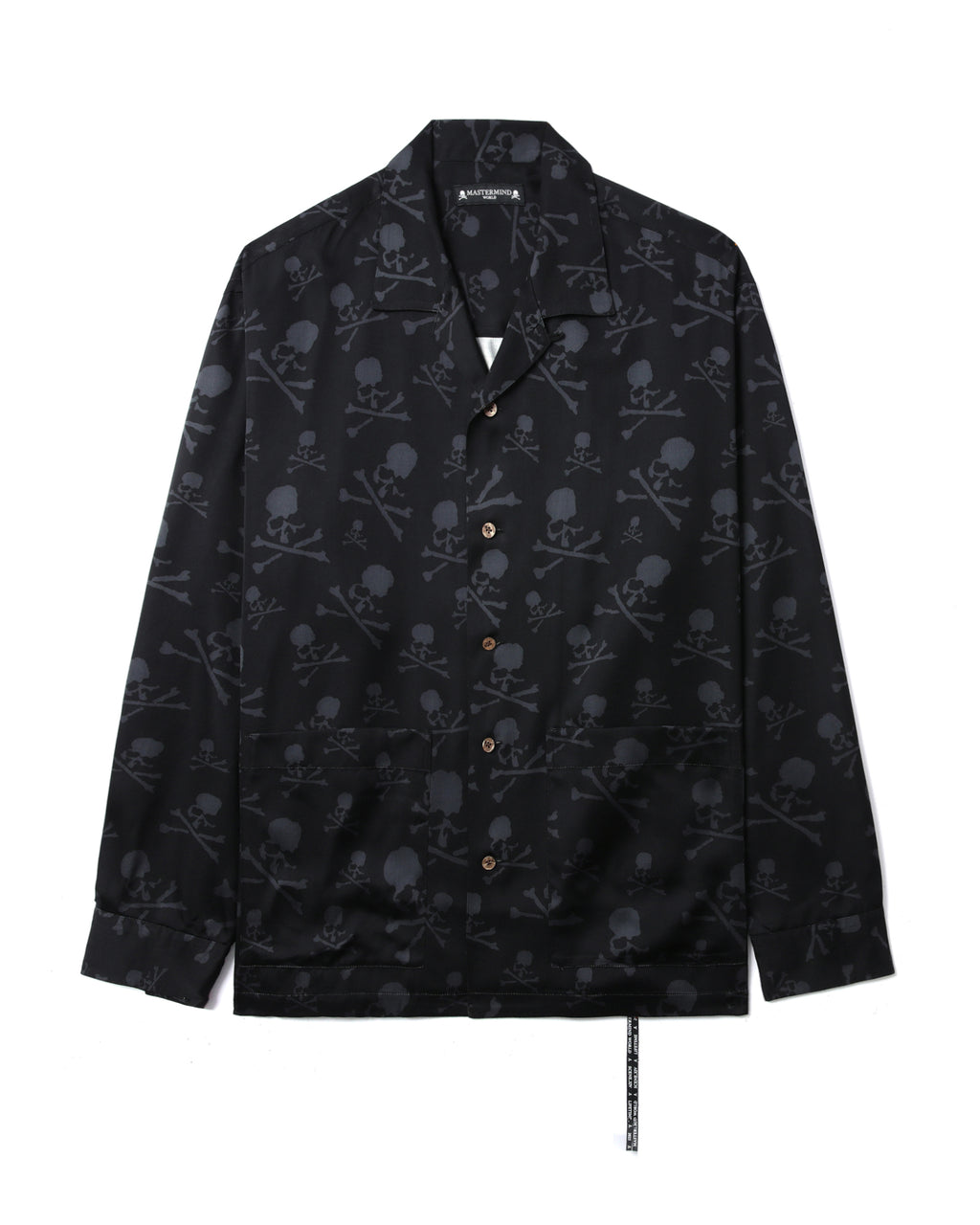MASTERMIND WORLD Skull silk shirt