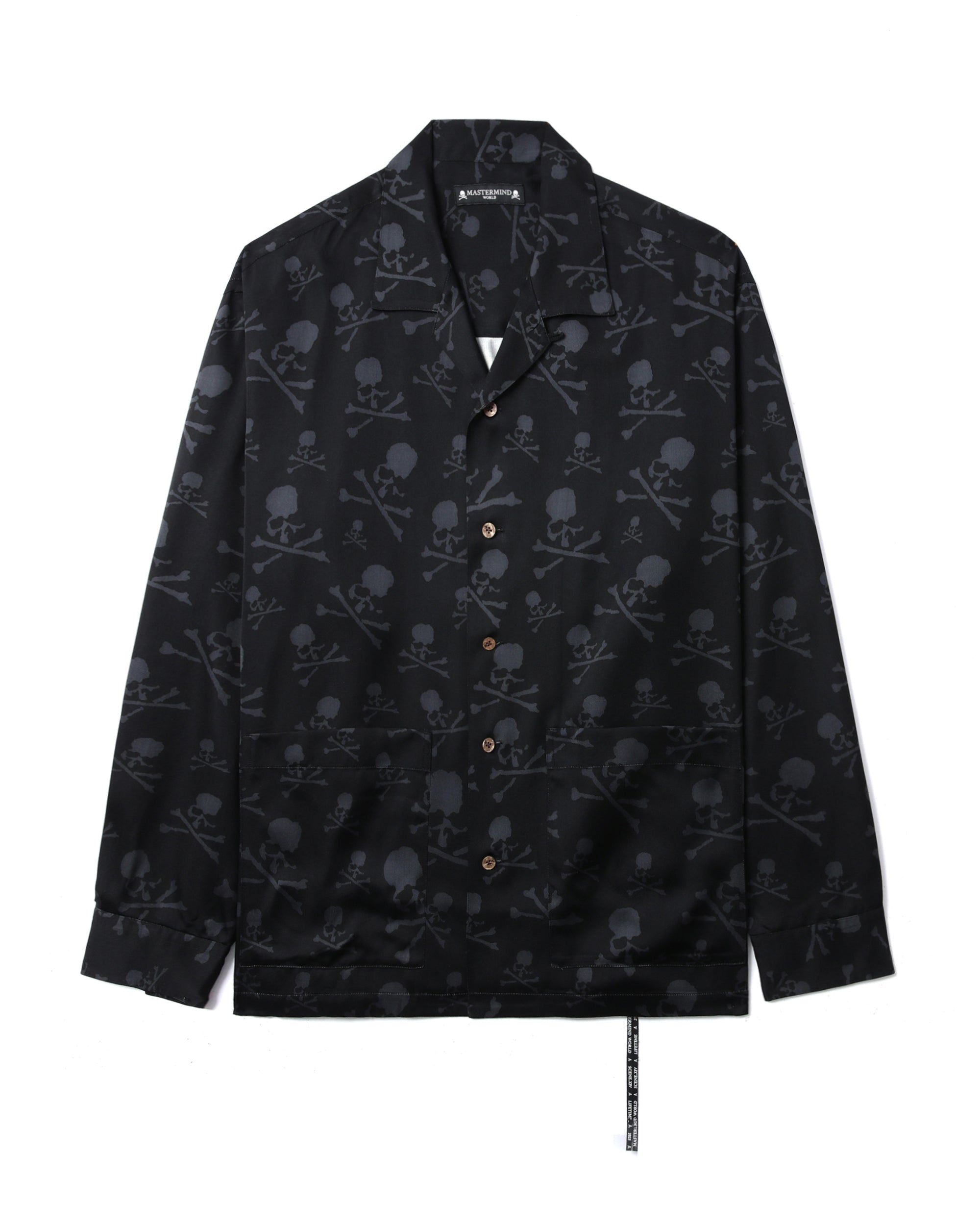 MASTERMIND WORLD Skull silk shirt