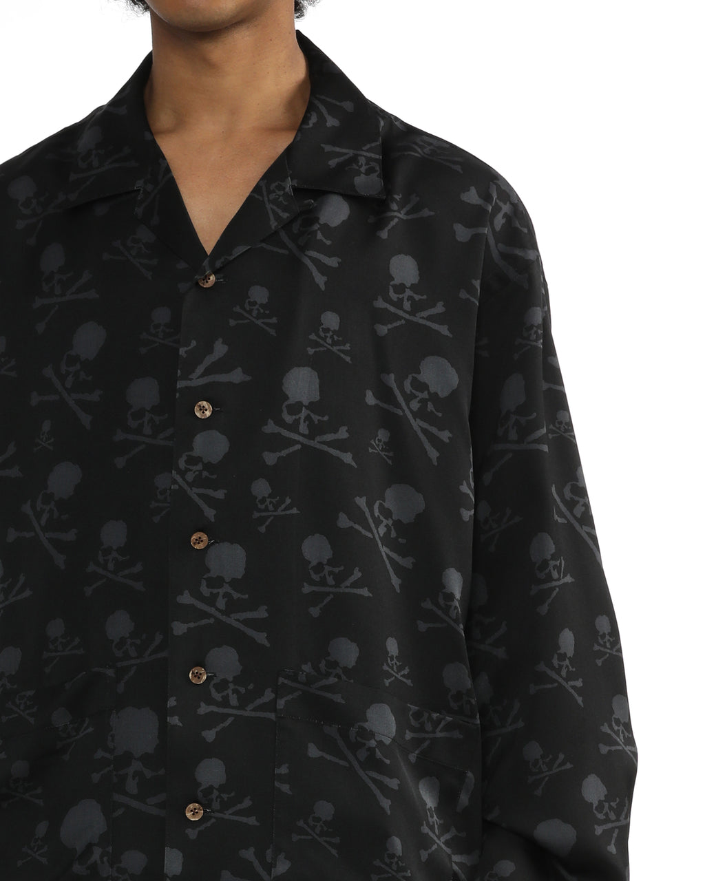 MASTERMIND WORLD Skull silk shirt