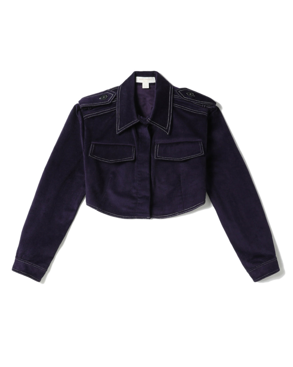 MATÉRIEL No Back crop shirt