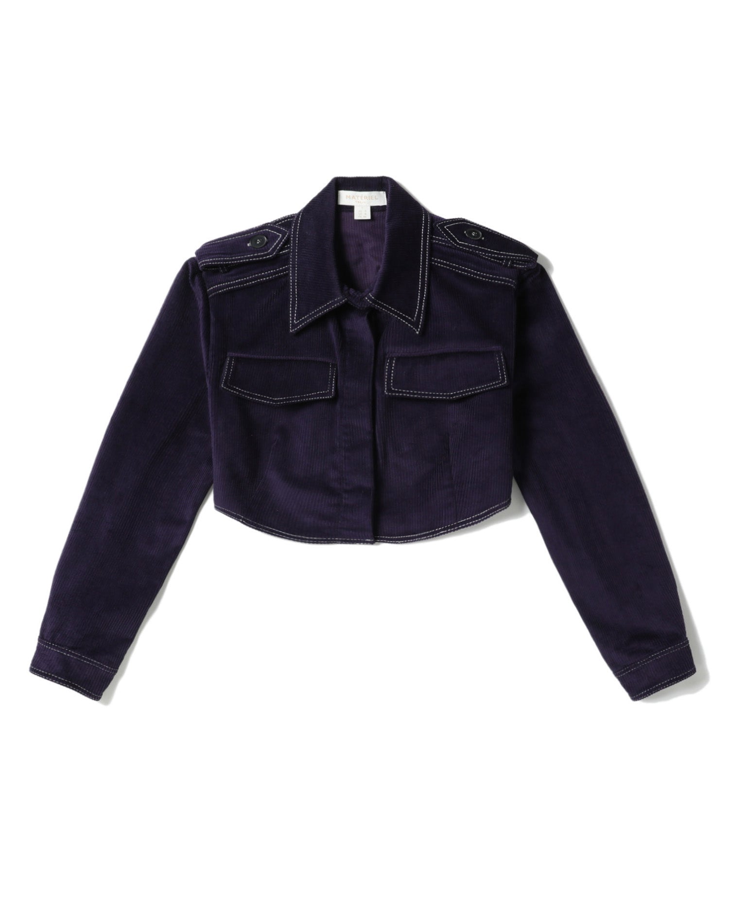 MATÉRIEL No Back crop shirt