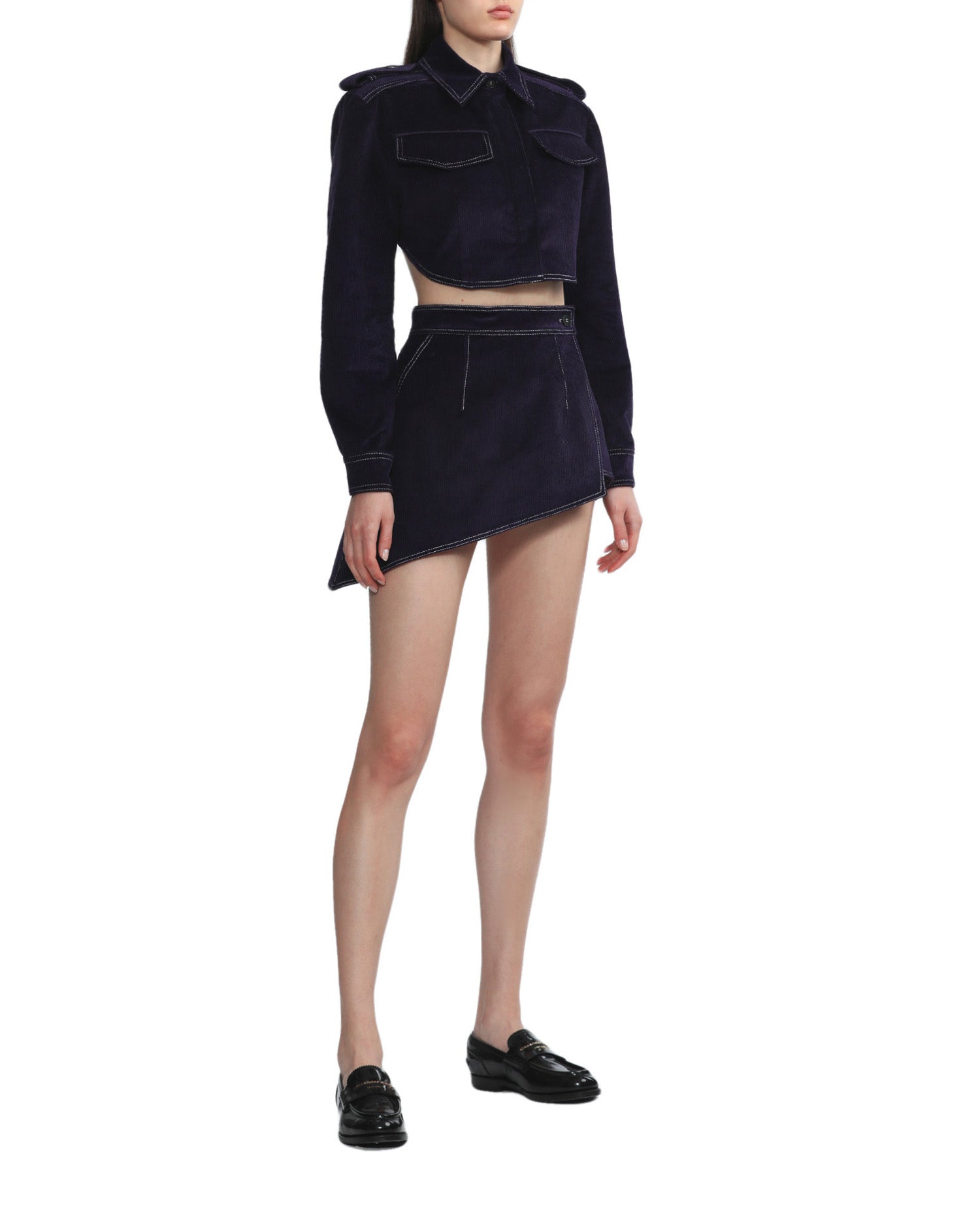 MATÉRIEL No Back crop shirt