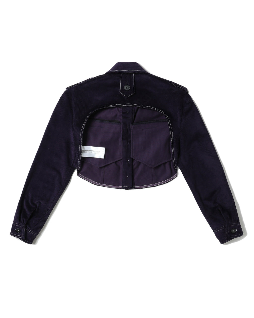 MATÉRIEL No Back crop shirt