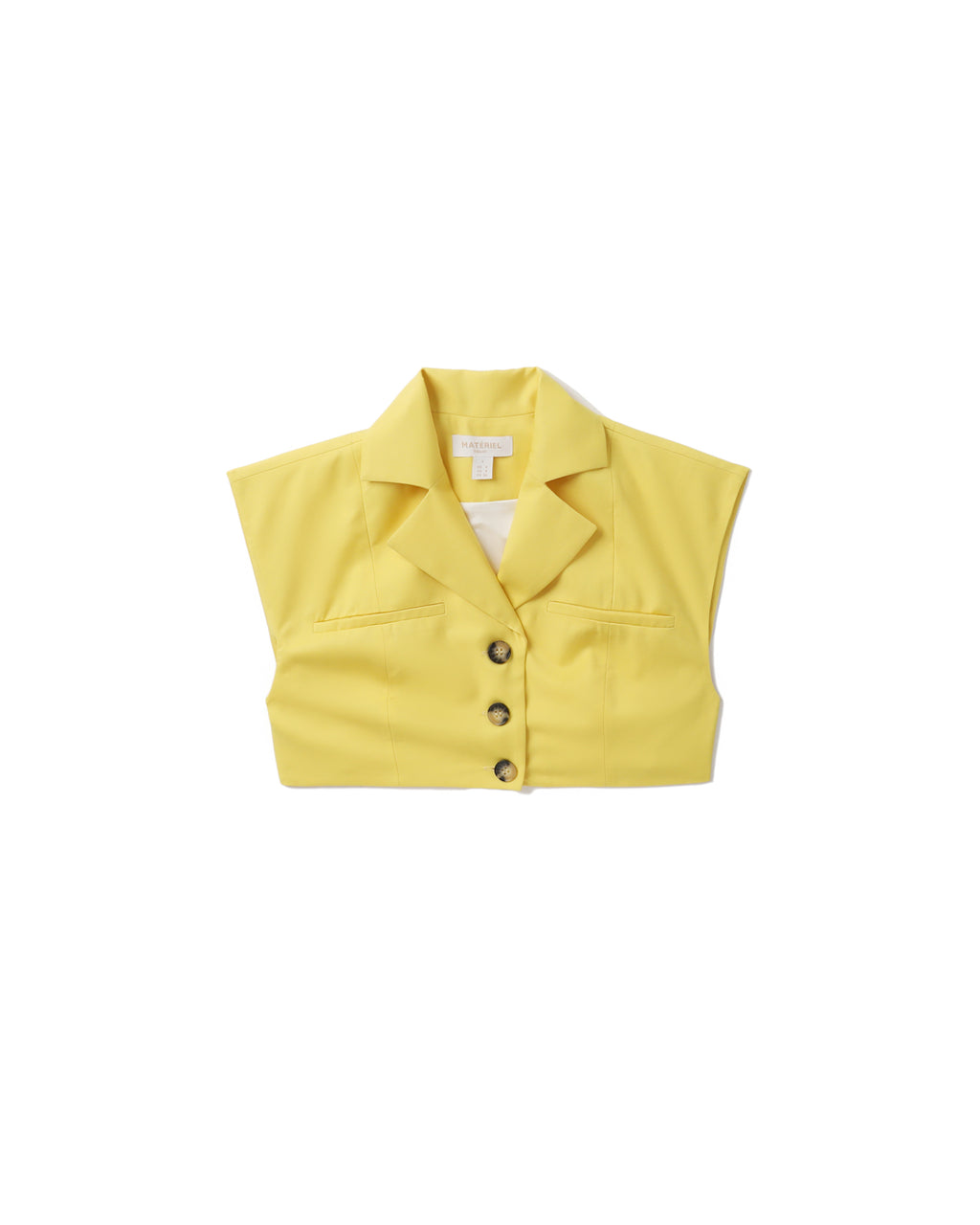 MATÉRIEL Fitted crop vest