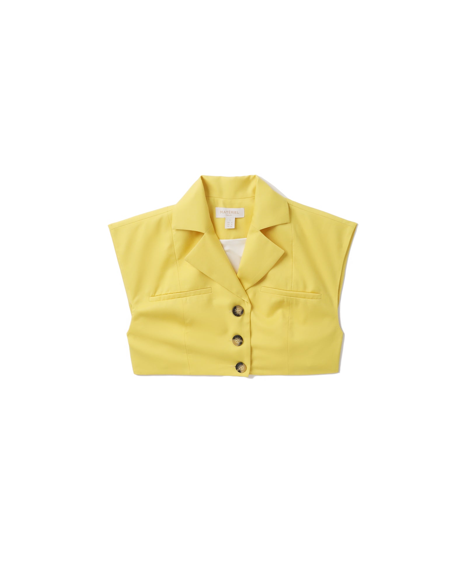 MATÉRIEL Fitted crop vest