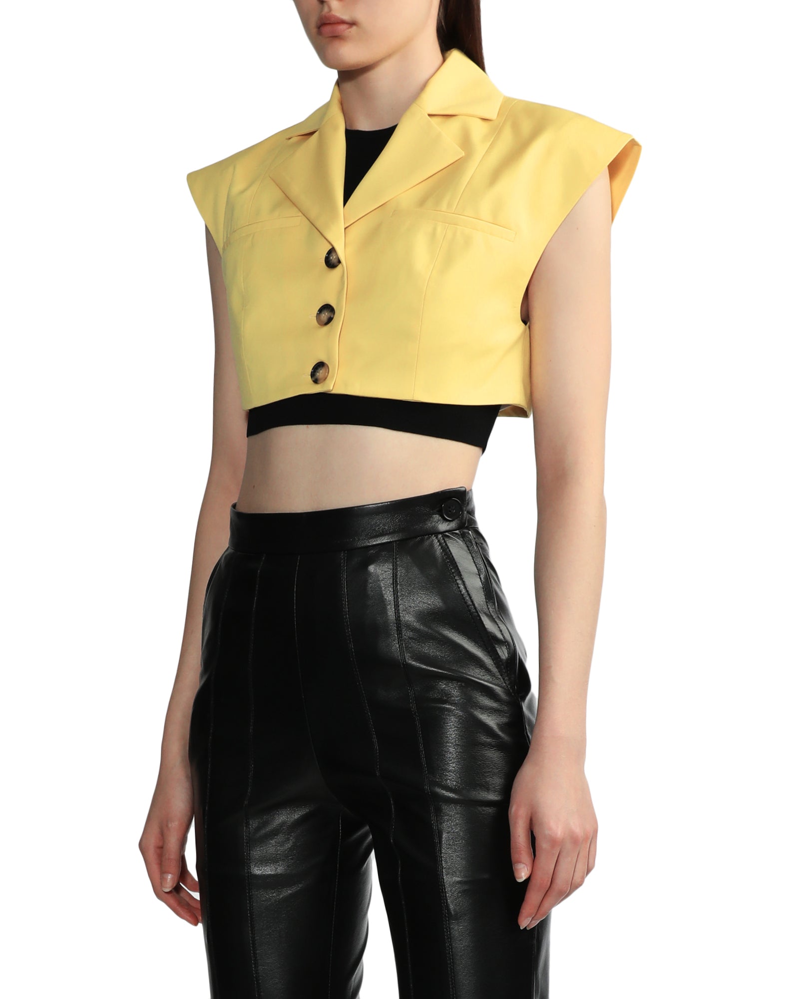 MATÉRIEL Fitted crop vest