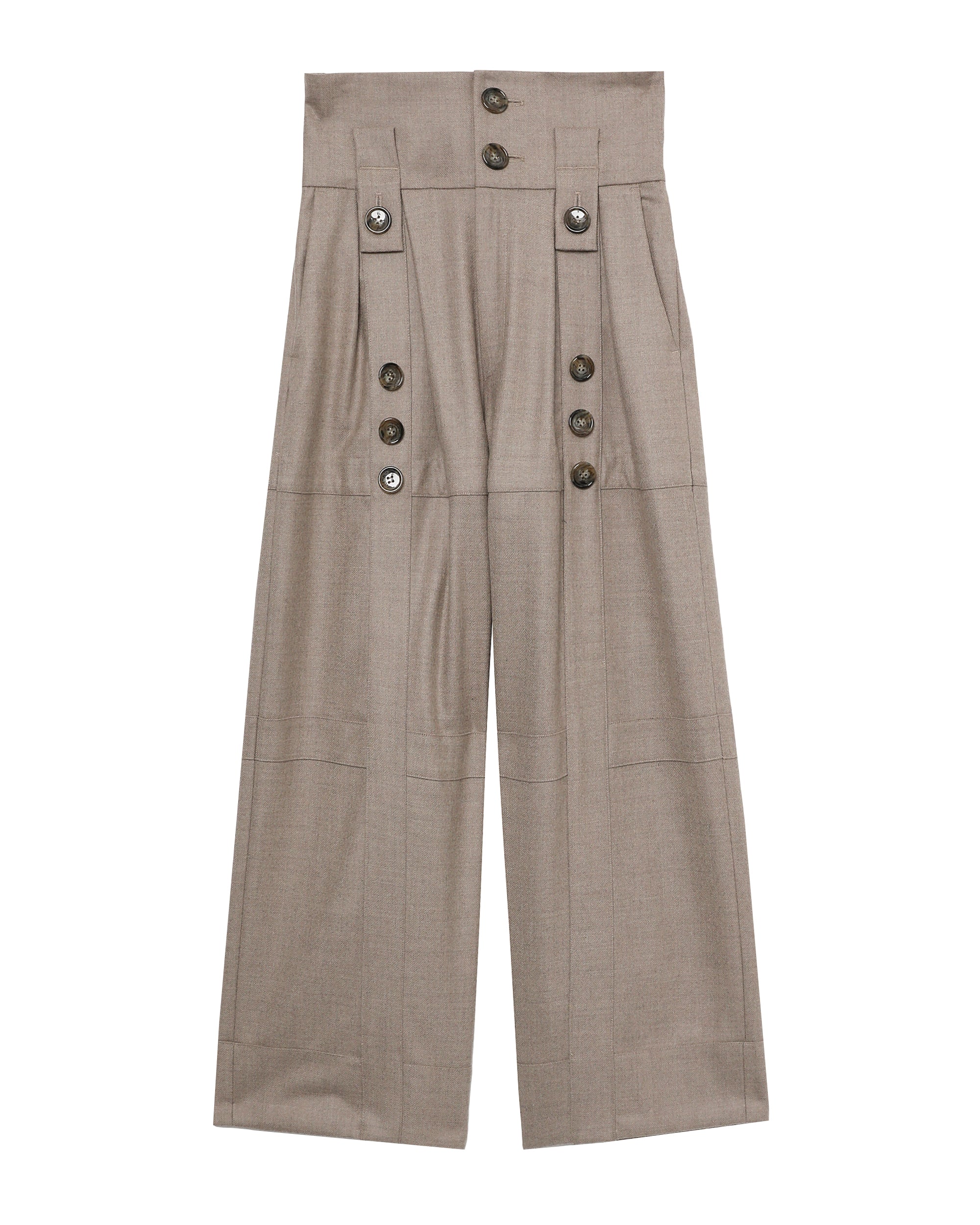 MIKAGE SHIN Trench façade pants