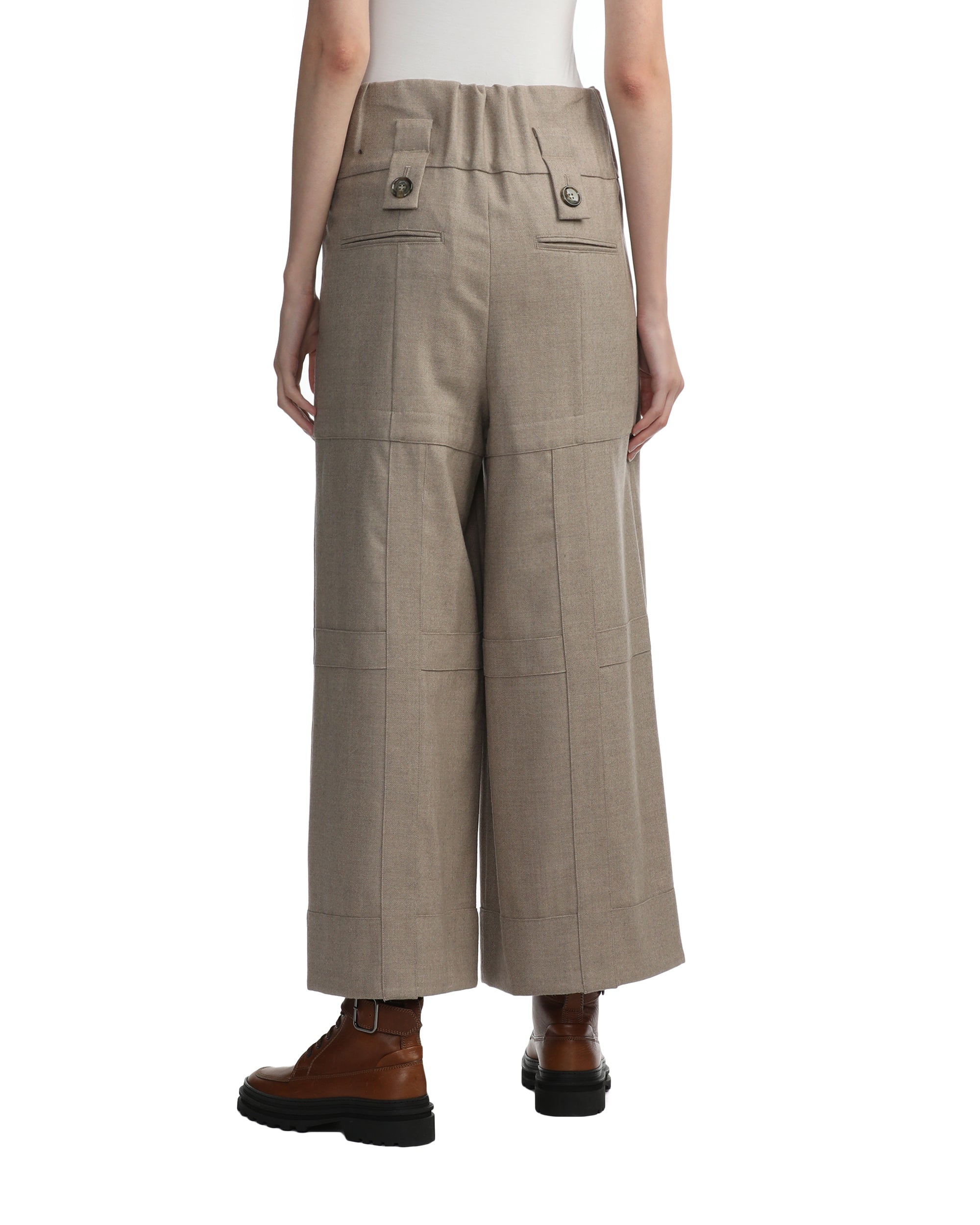 MIKAGE SHIN Trench façade pants