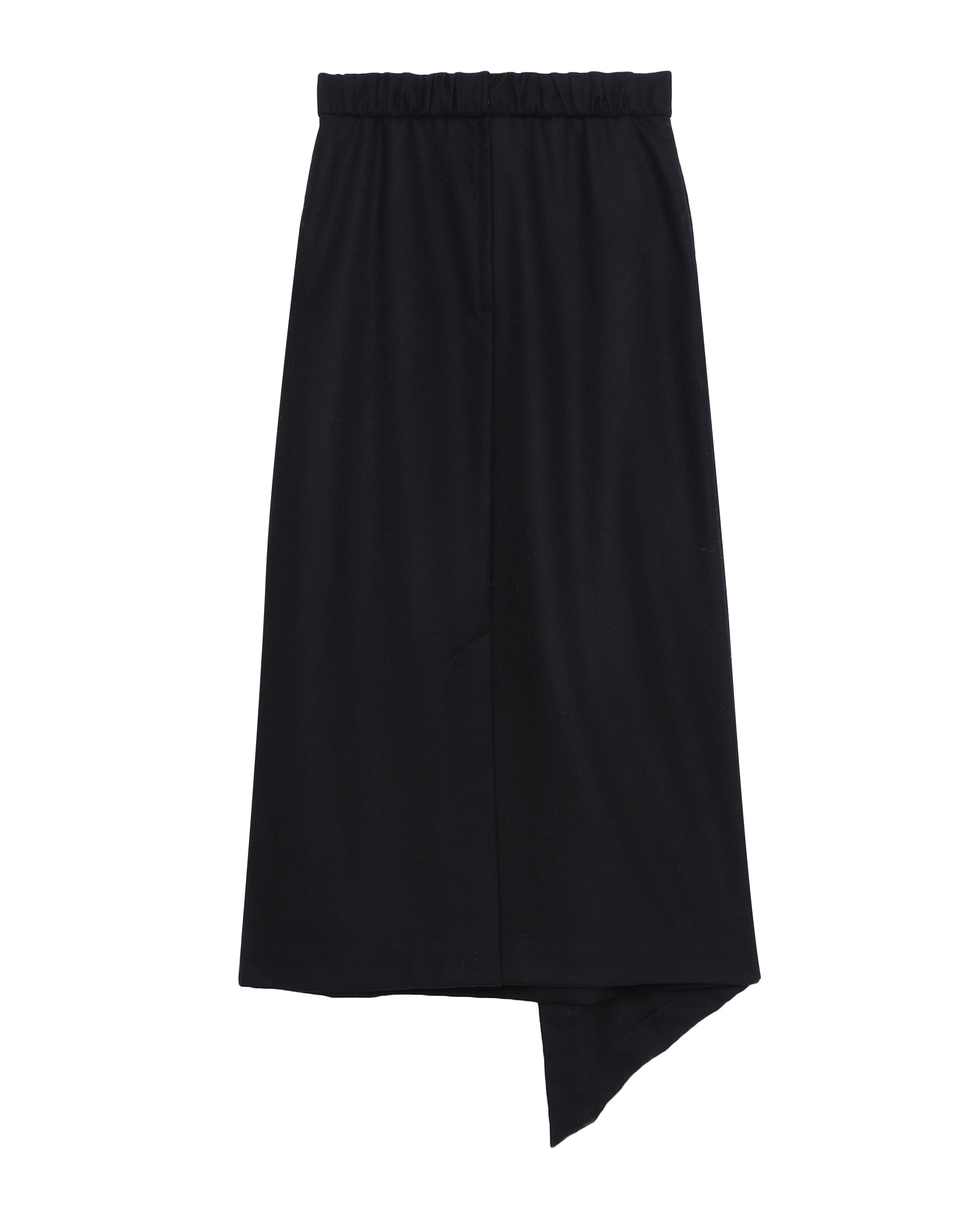 MIKAGE SHIN Asymmetry curvy trench skirt