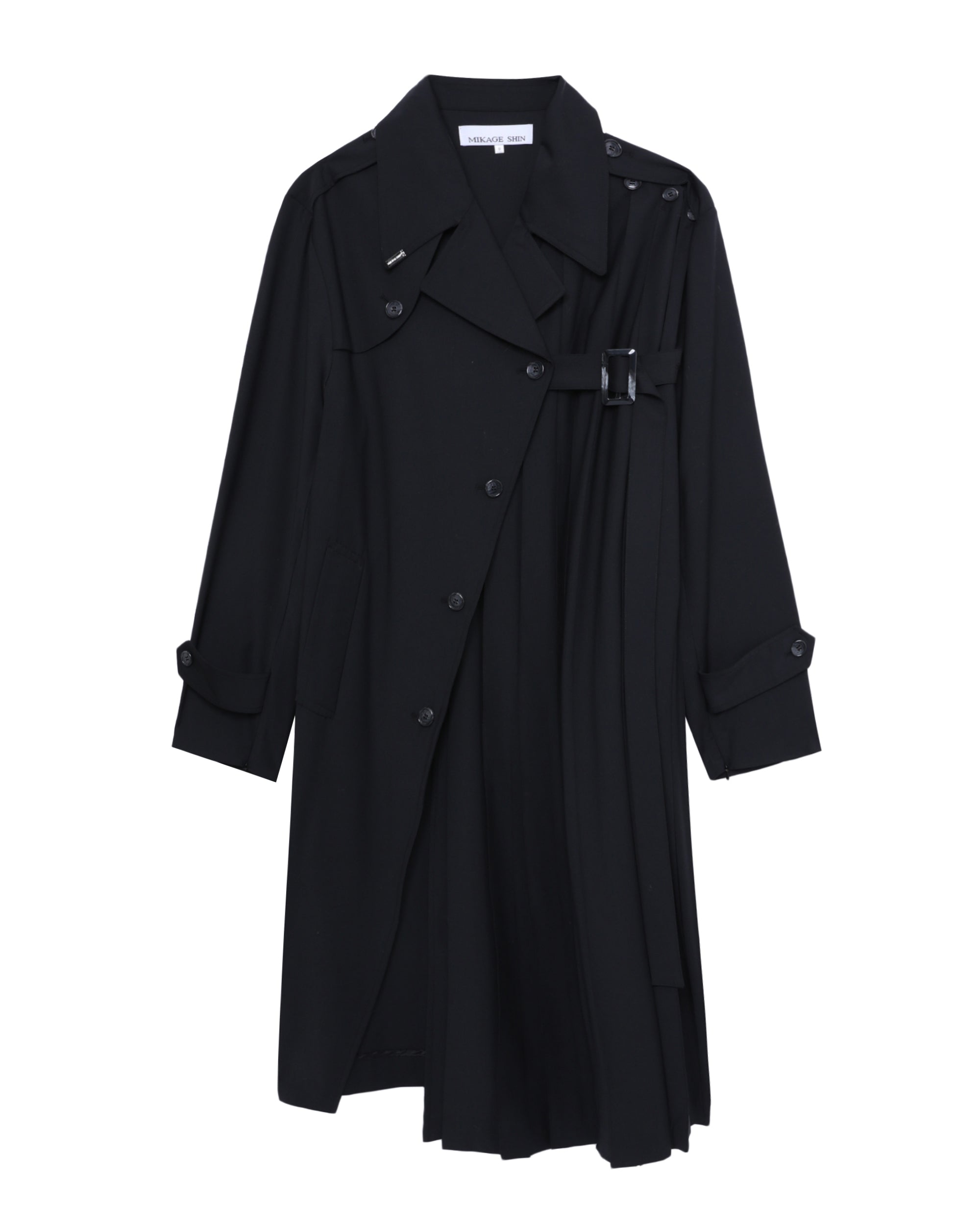 MIKAGE SHIN Pleat coat