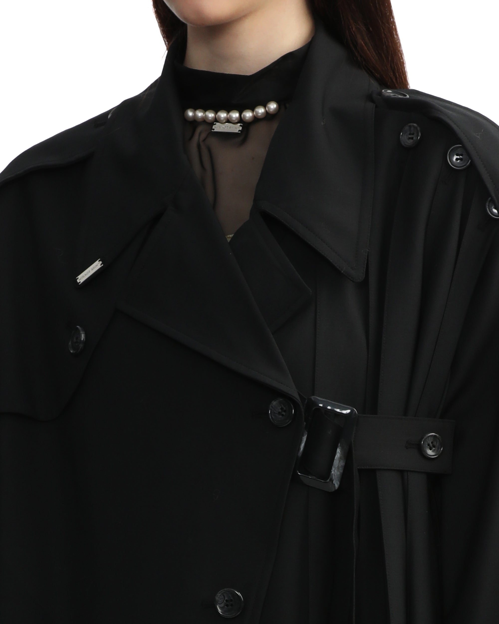 MIKAGE SHIN Pleat coat