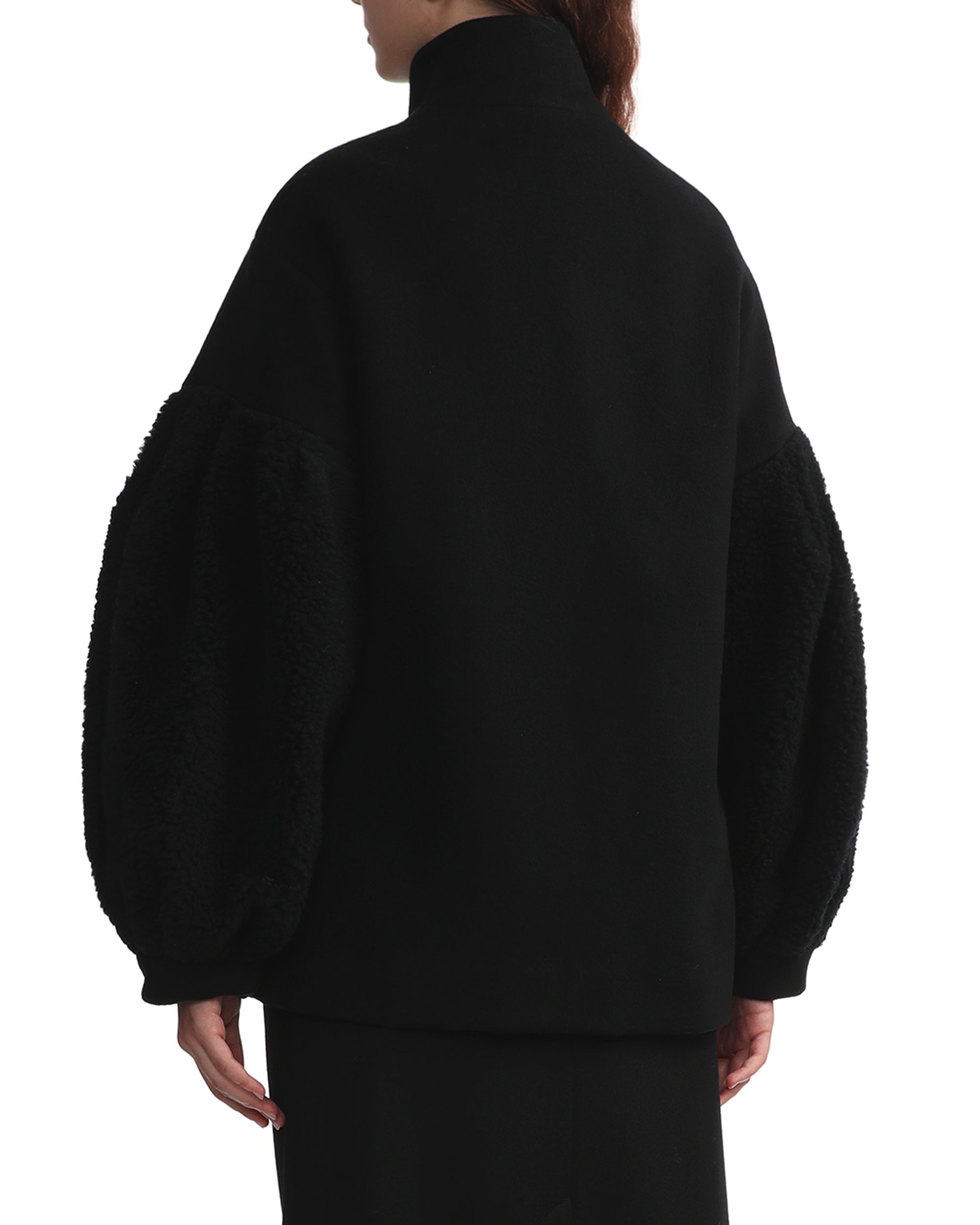 MIKAGE SHIN Bias cut short duffle coat