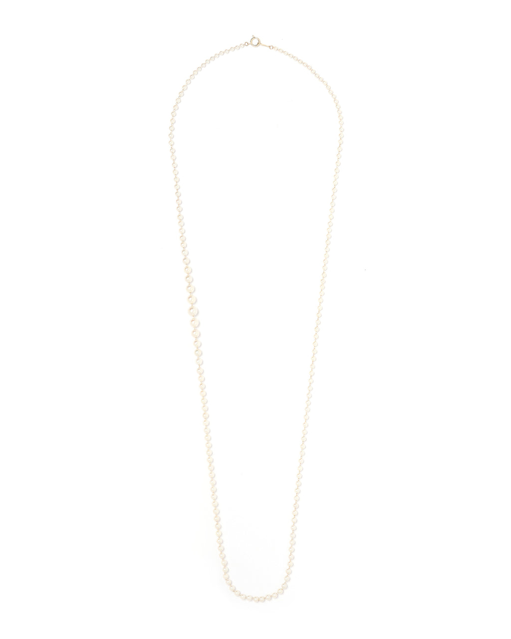 MIZUKI Long pearl necklace