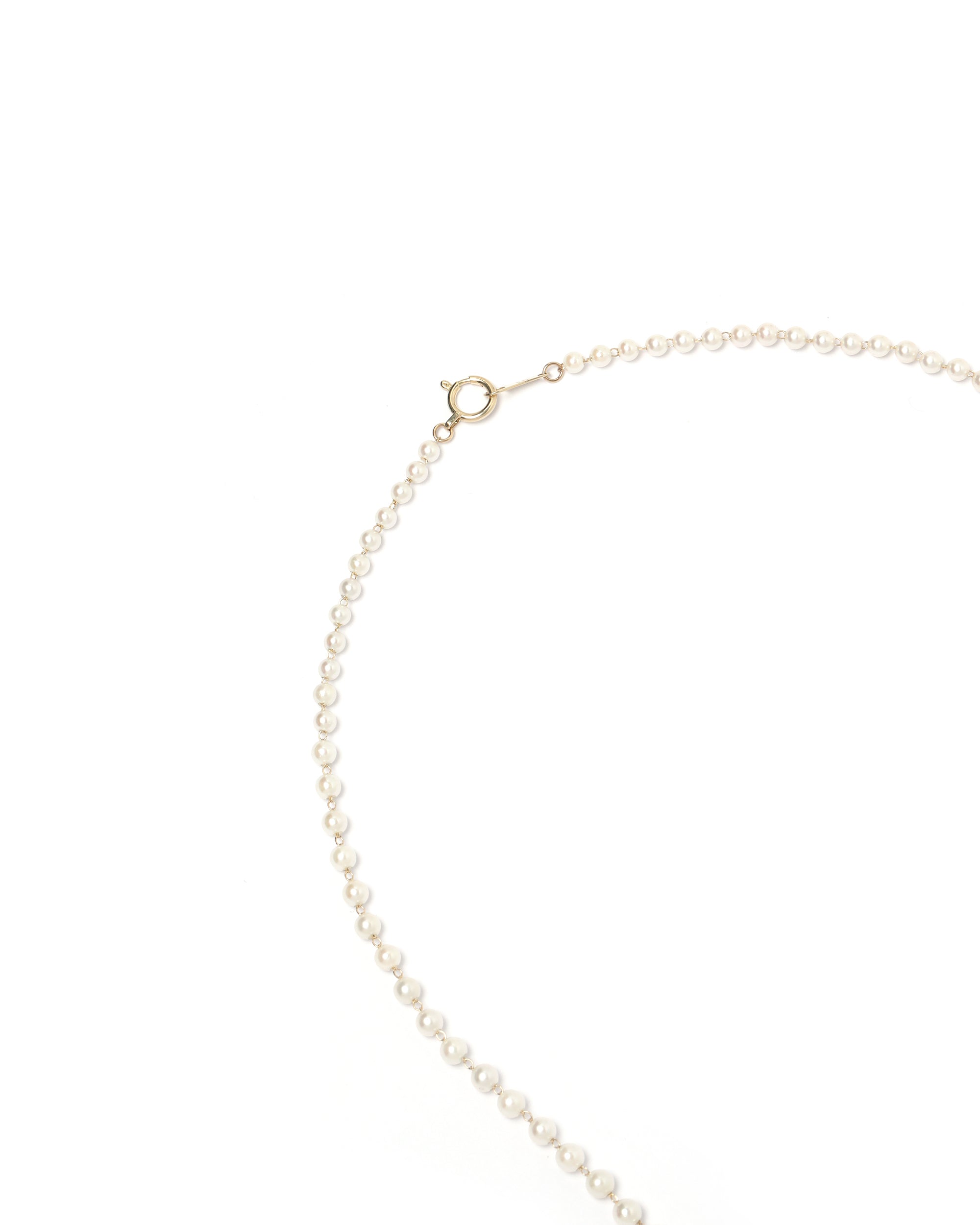 MIZUKI Long pearl necklace