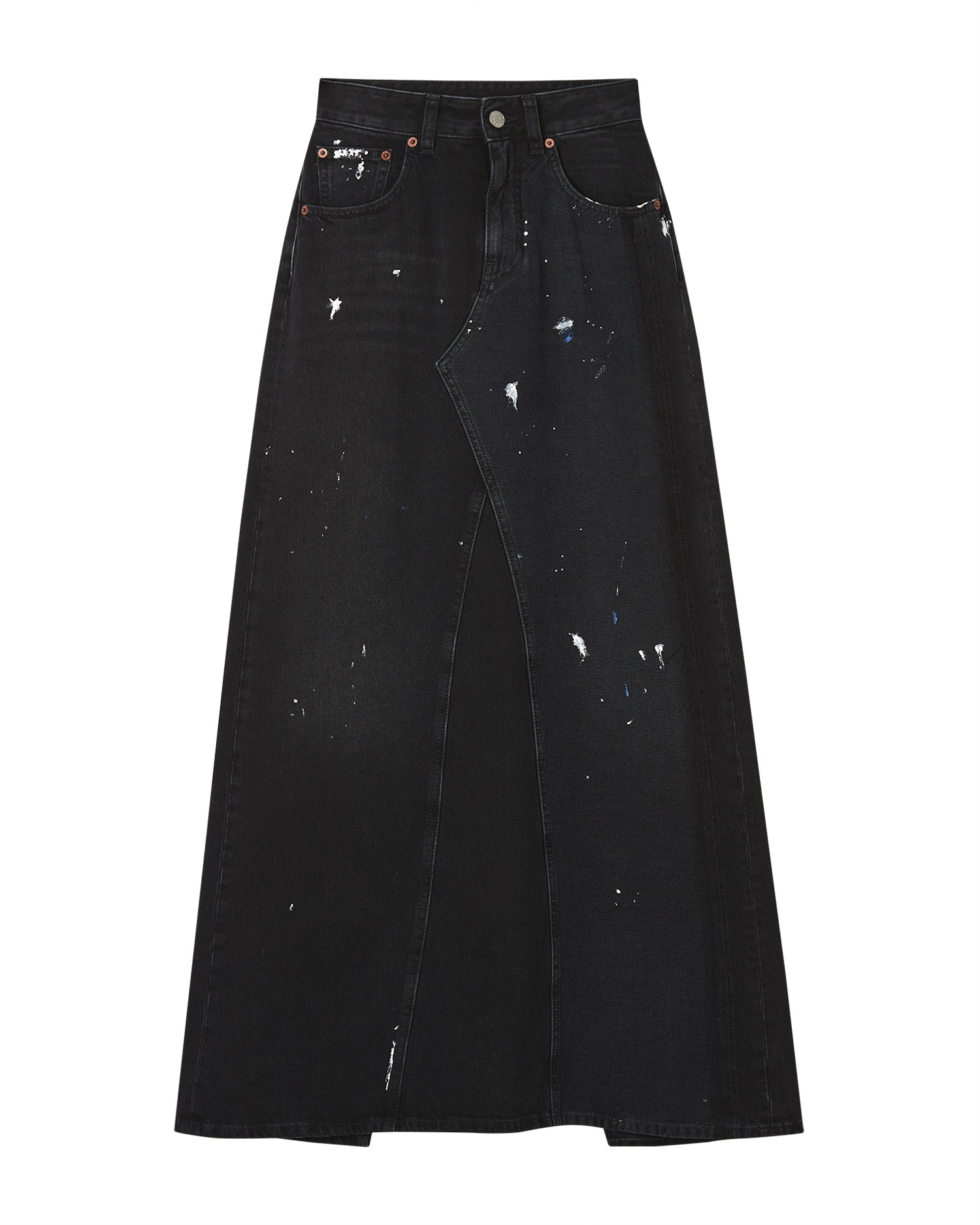 MM6 MAISON MARGIELA Painted denim skirt