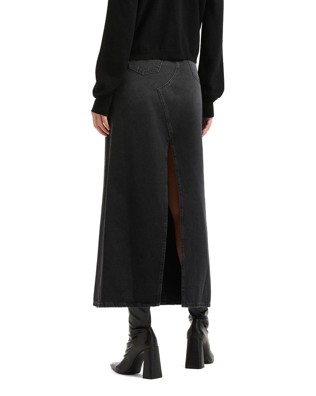 MM6 MAISON MARGIELA Painted denim skirt