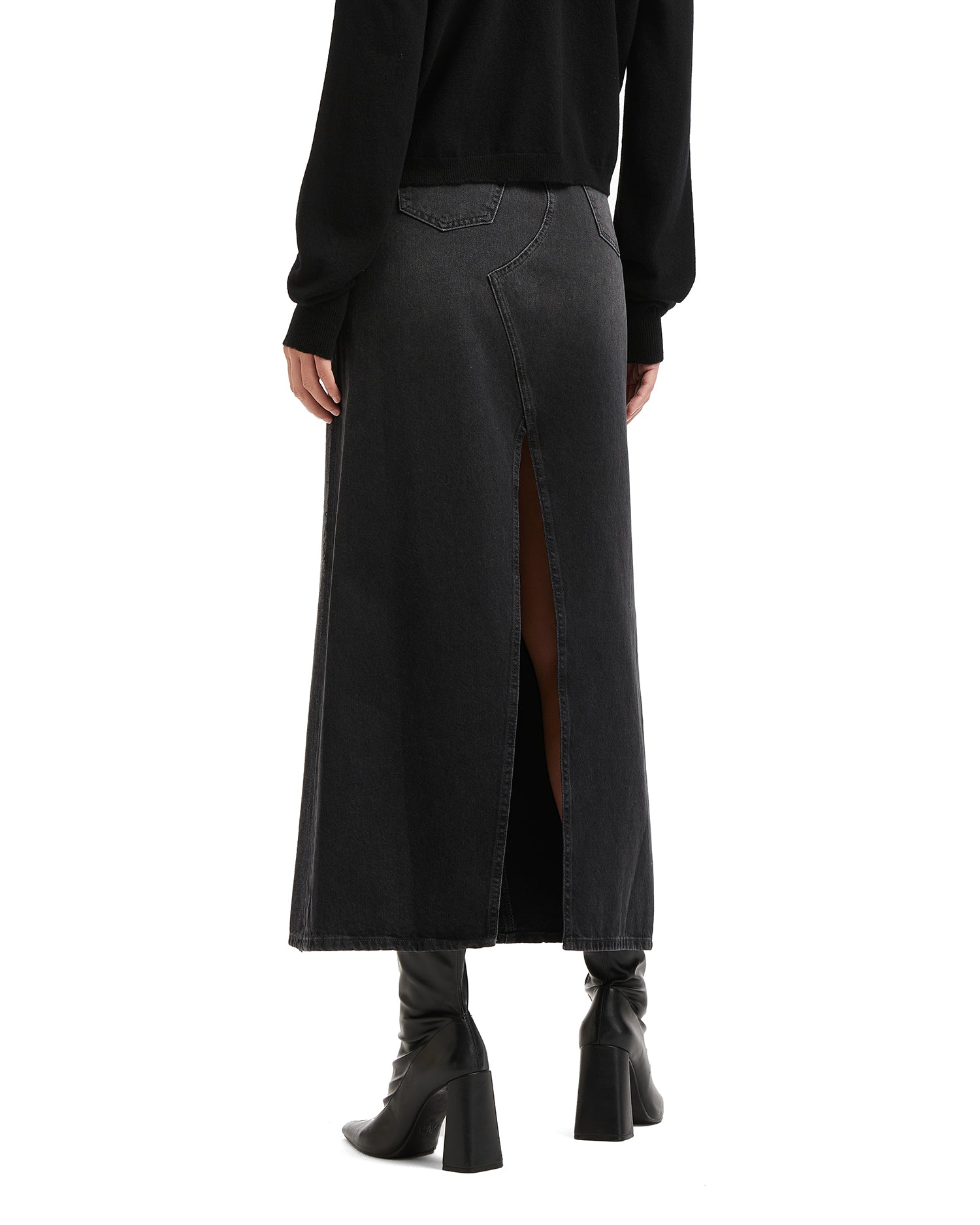 MM6 MAISON MARGIELA Painted denim skirt