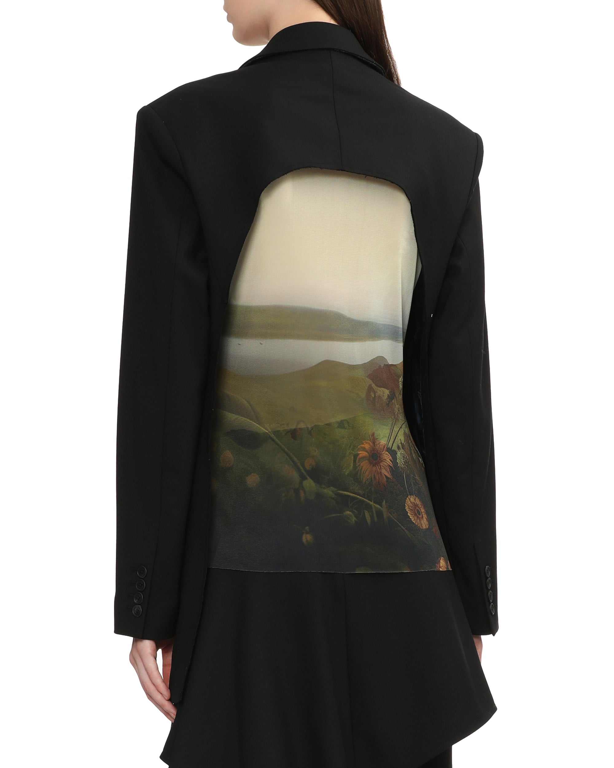 MONSE Open back blazer