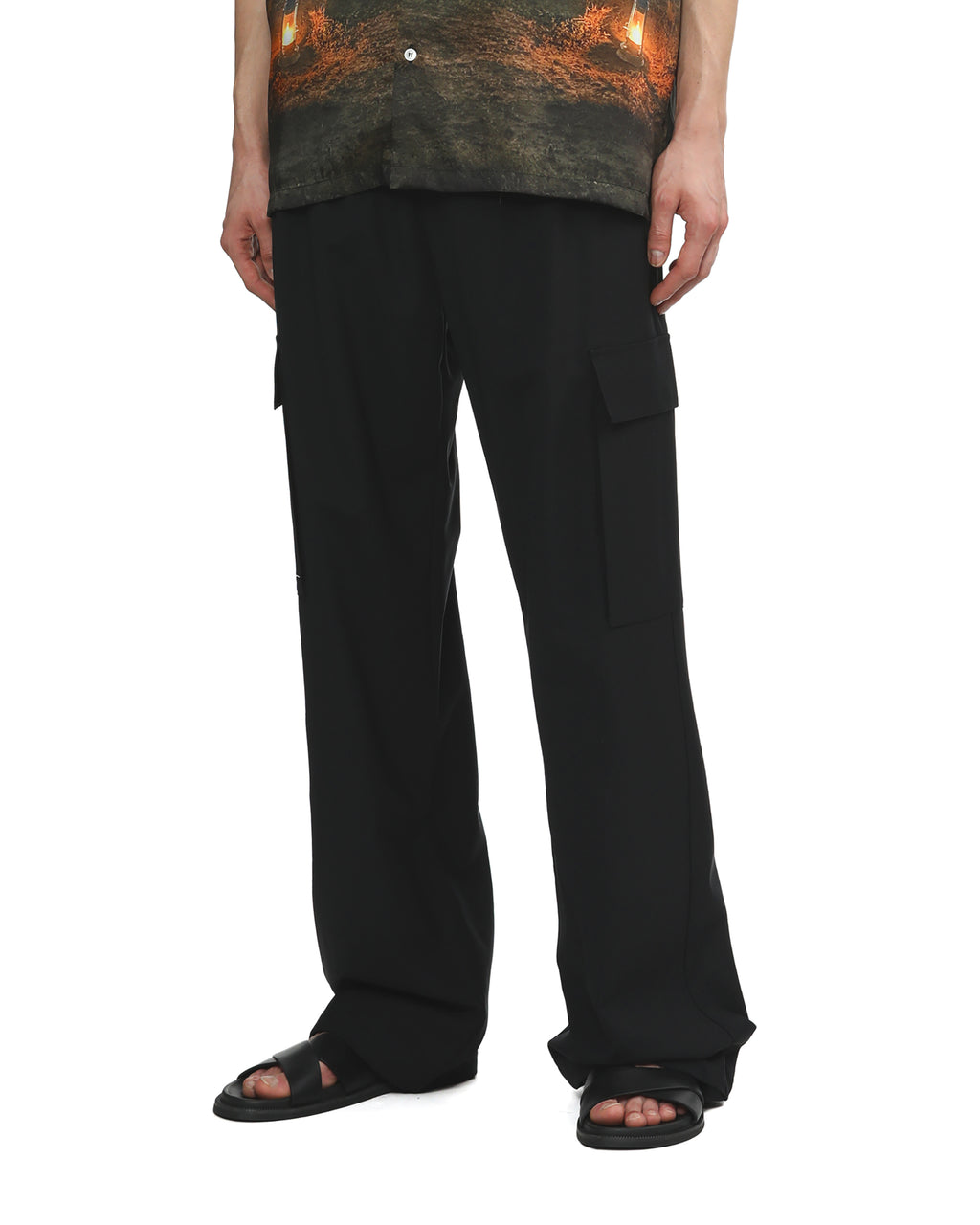 MSGM Wool-blend cargo pants