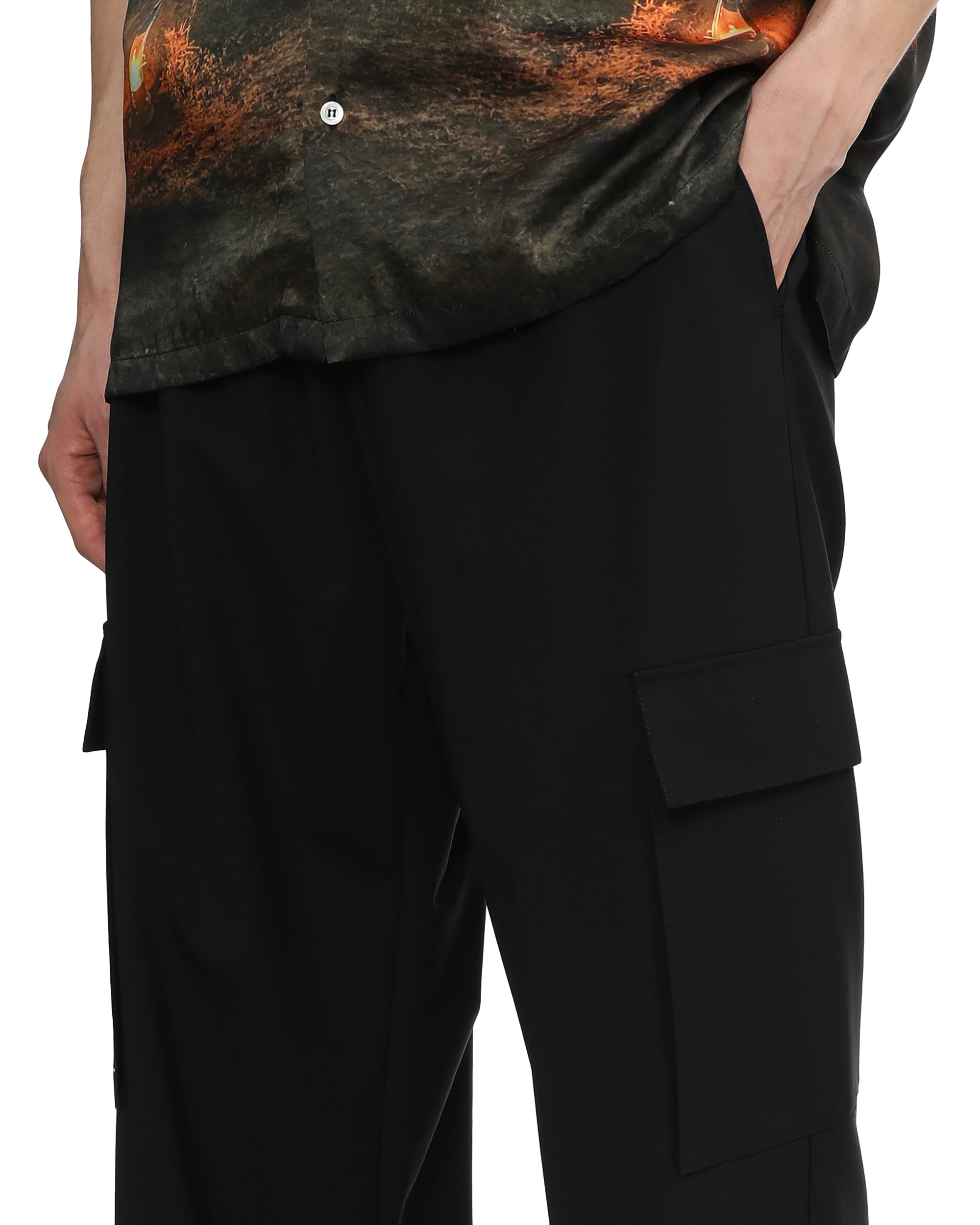 MSGM Wool-blend cargo pants