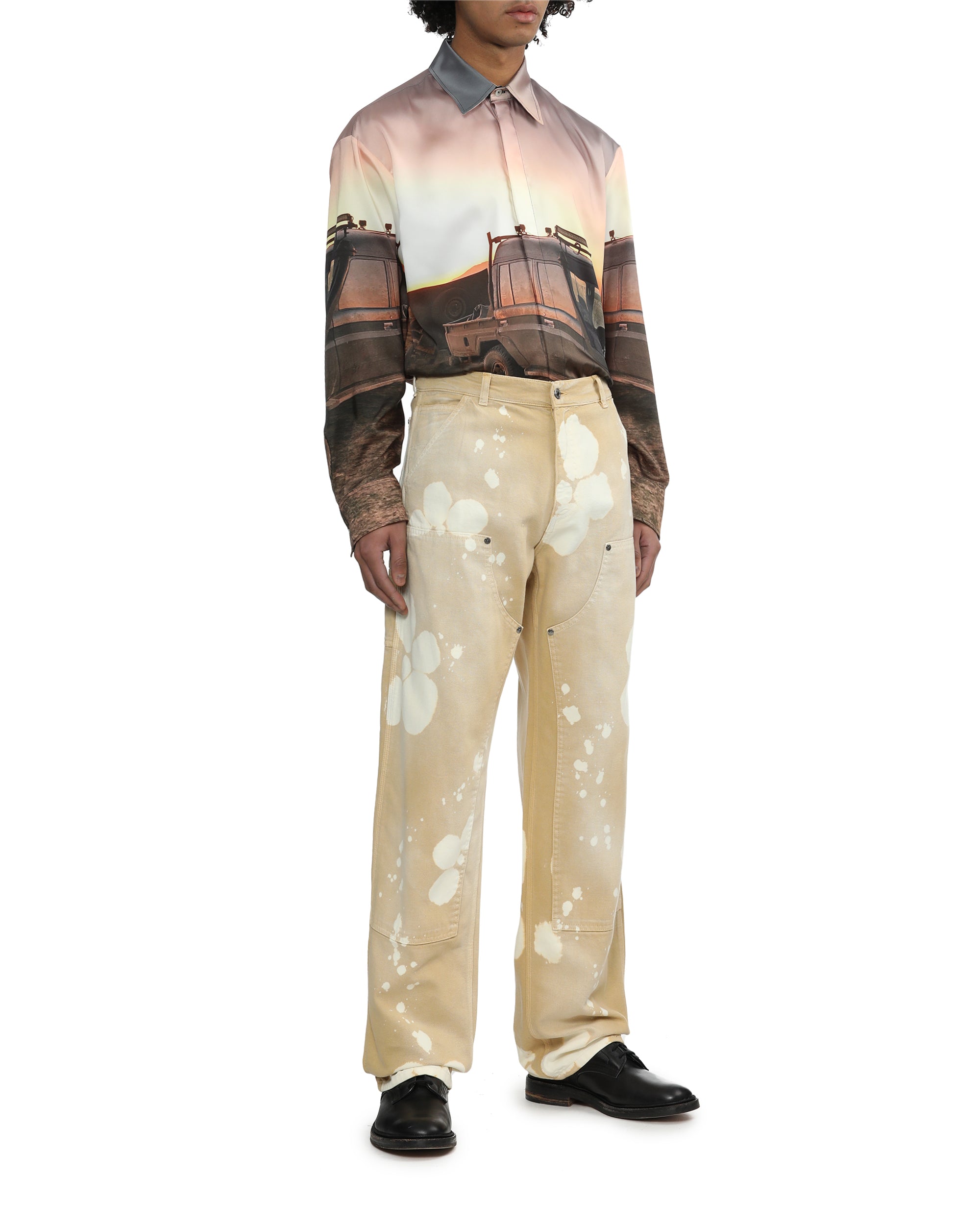 MSGM Bleached carpenter pants