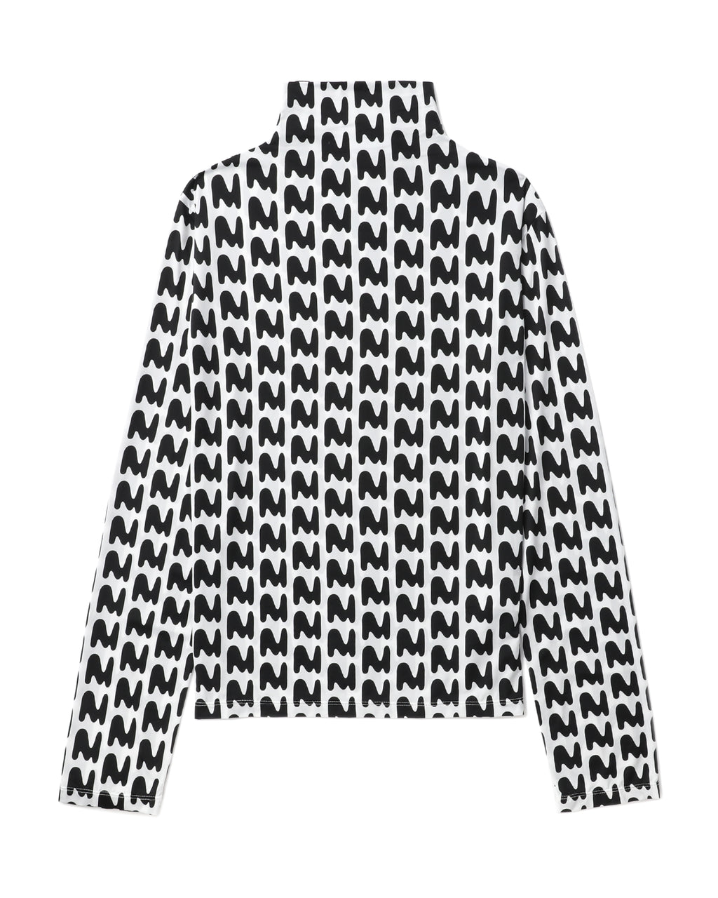 MSGM The M wave stretch fabric top