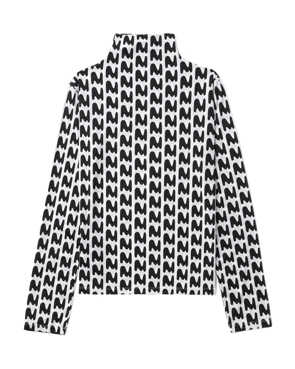 MSGM The M wave stretch fabric top