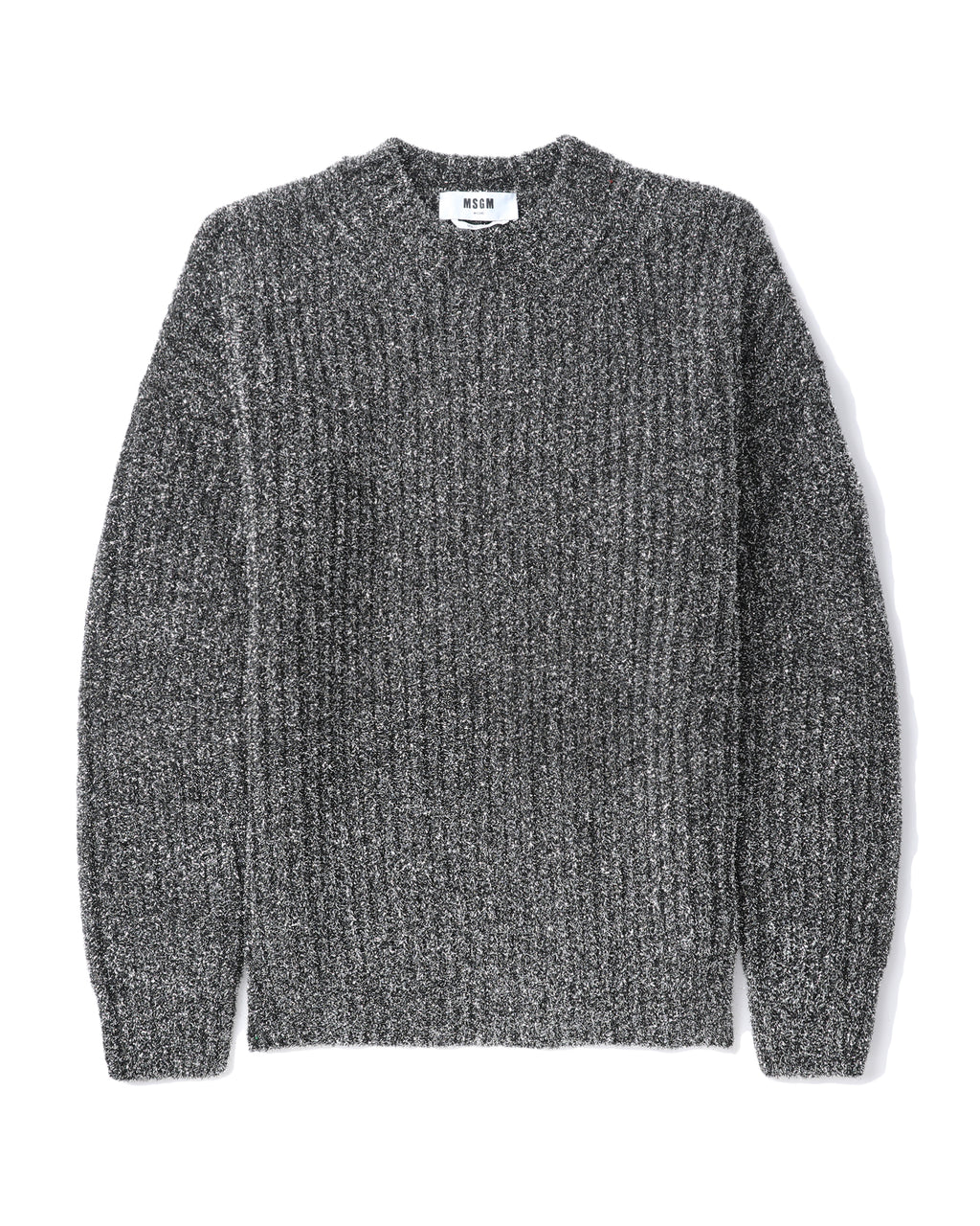 MSGM Metal blend crewneck sweater