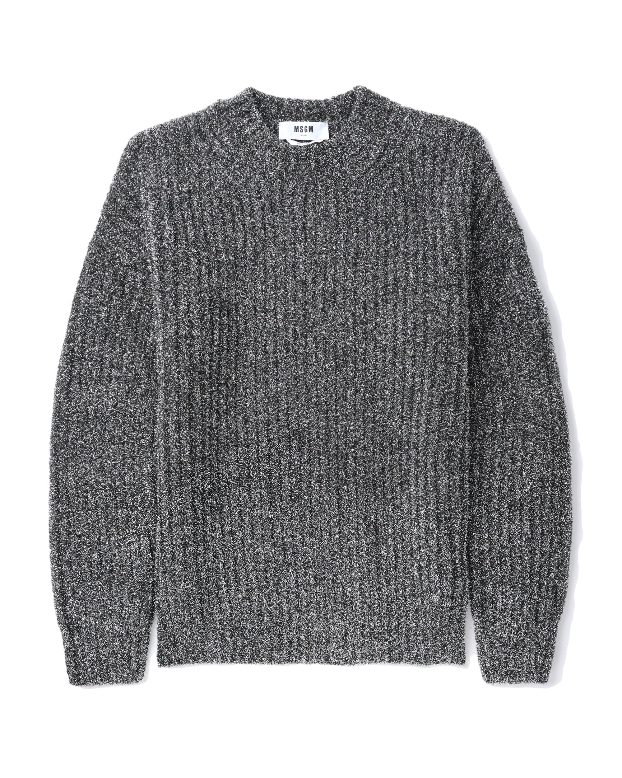 MSGM Metal blend crewneck sweater