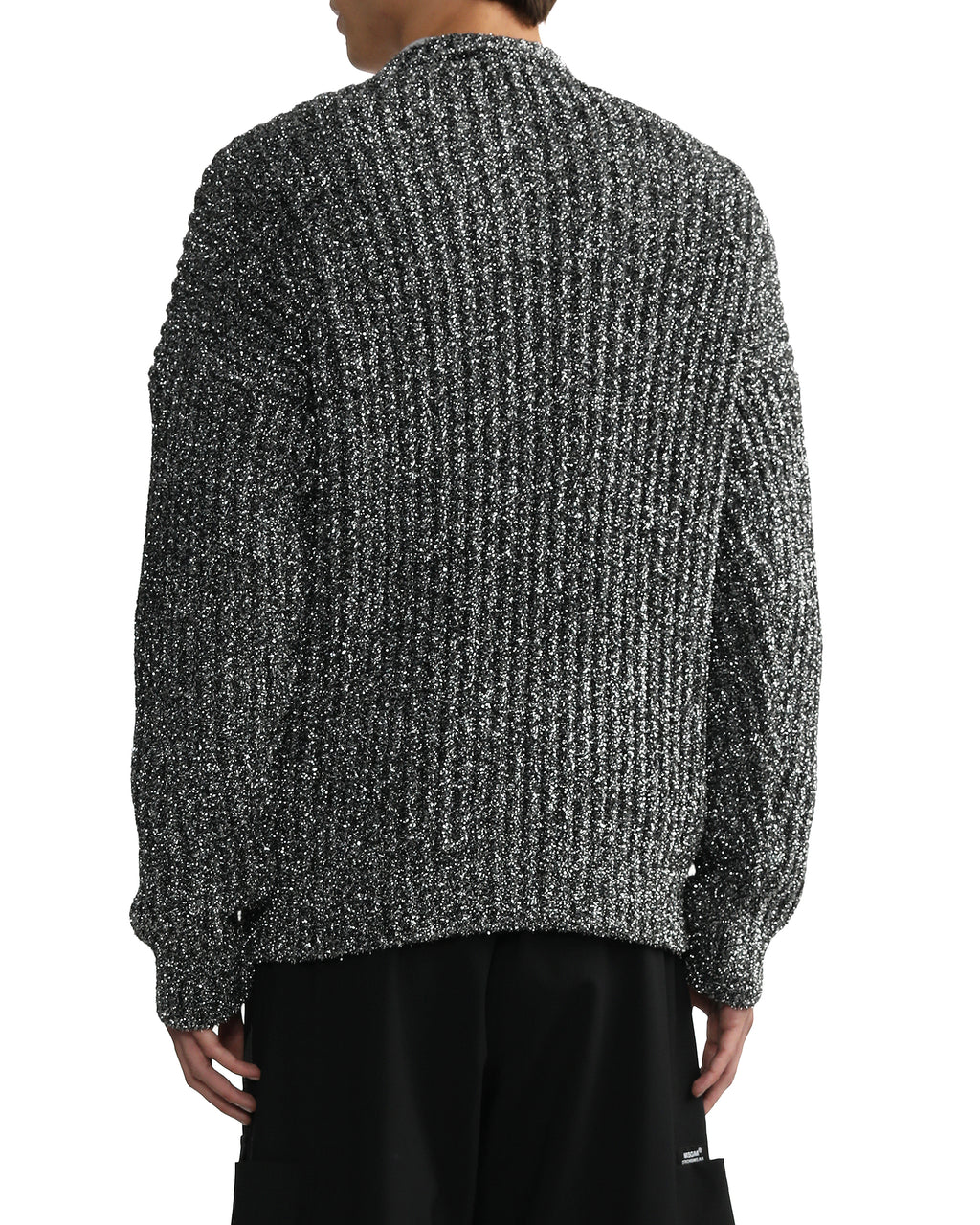 MSGM Metal blend crewneck sweater