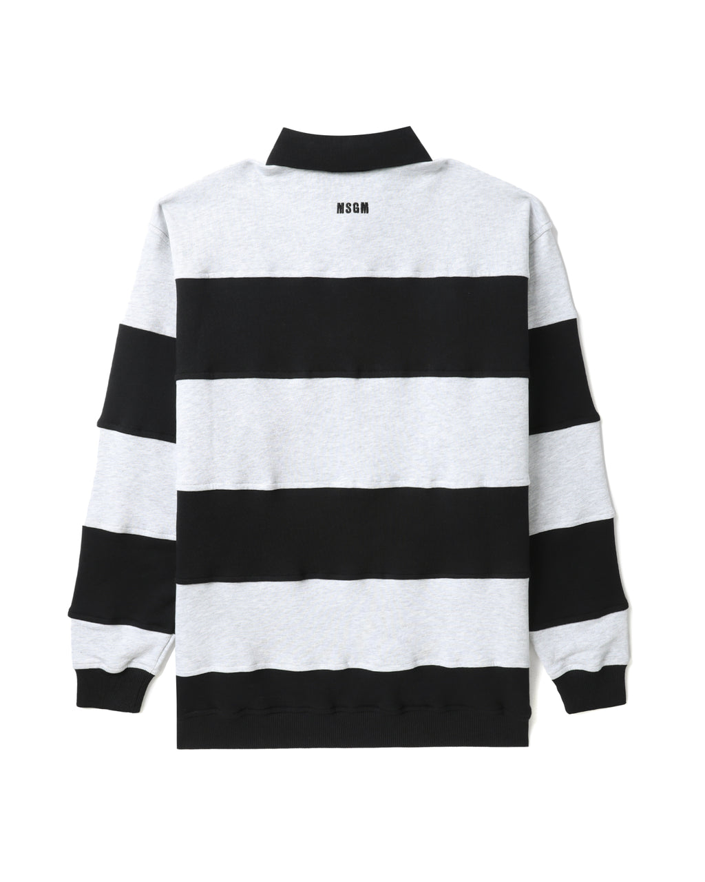 MSGM Striped polo sweatshirt