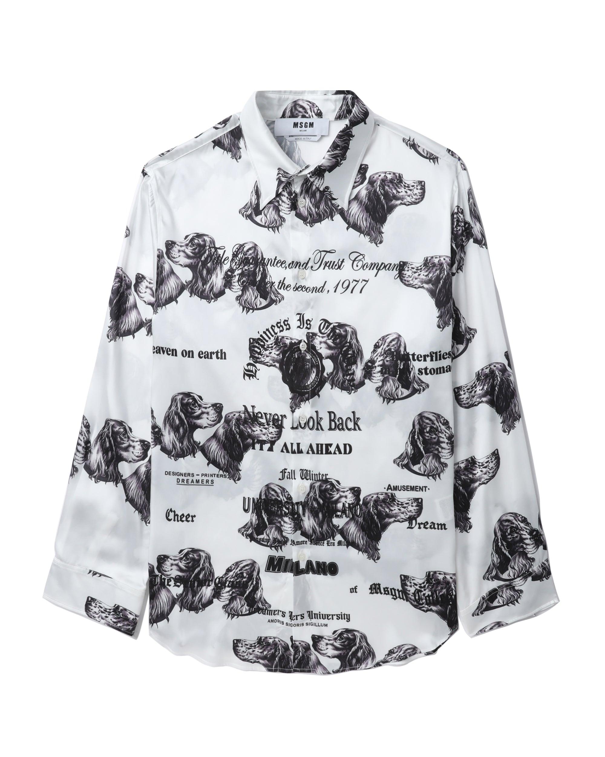 MSGM Never look back shirt