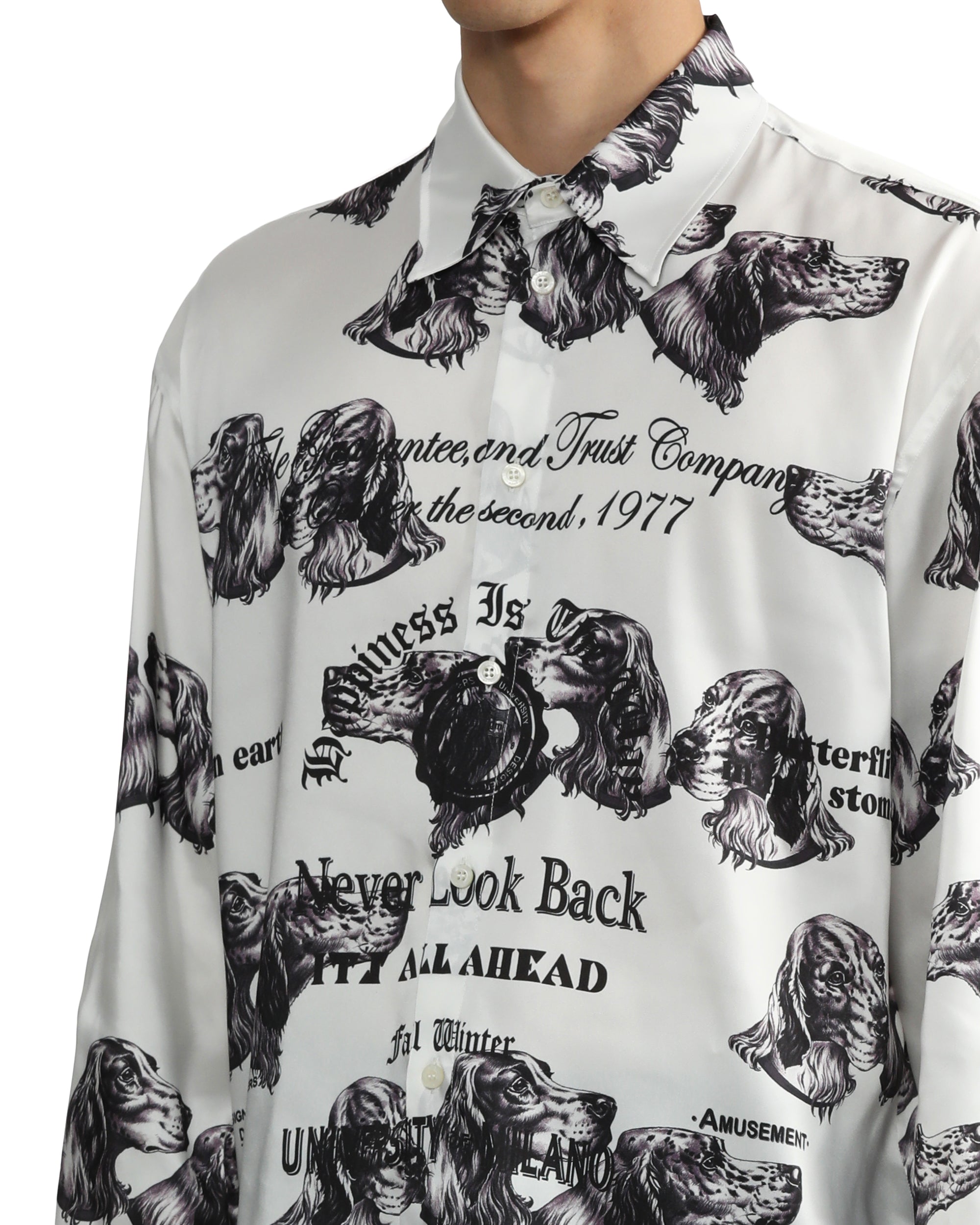 MSGM Never look back shirt