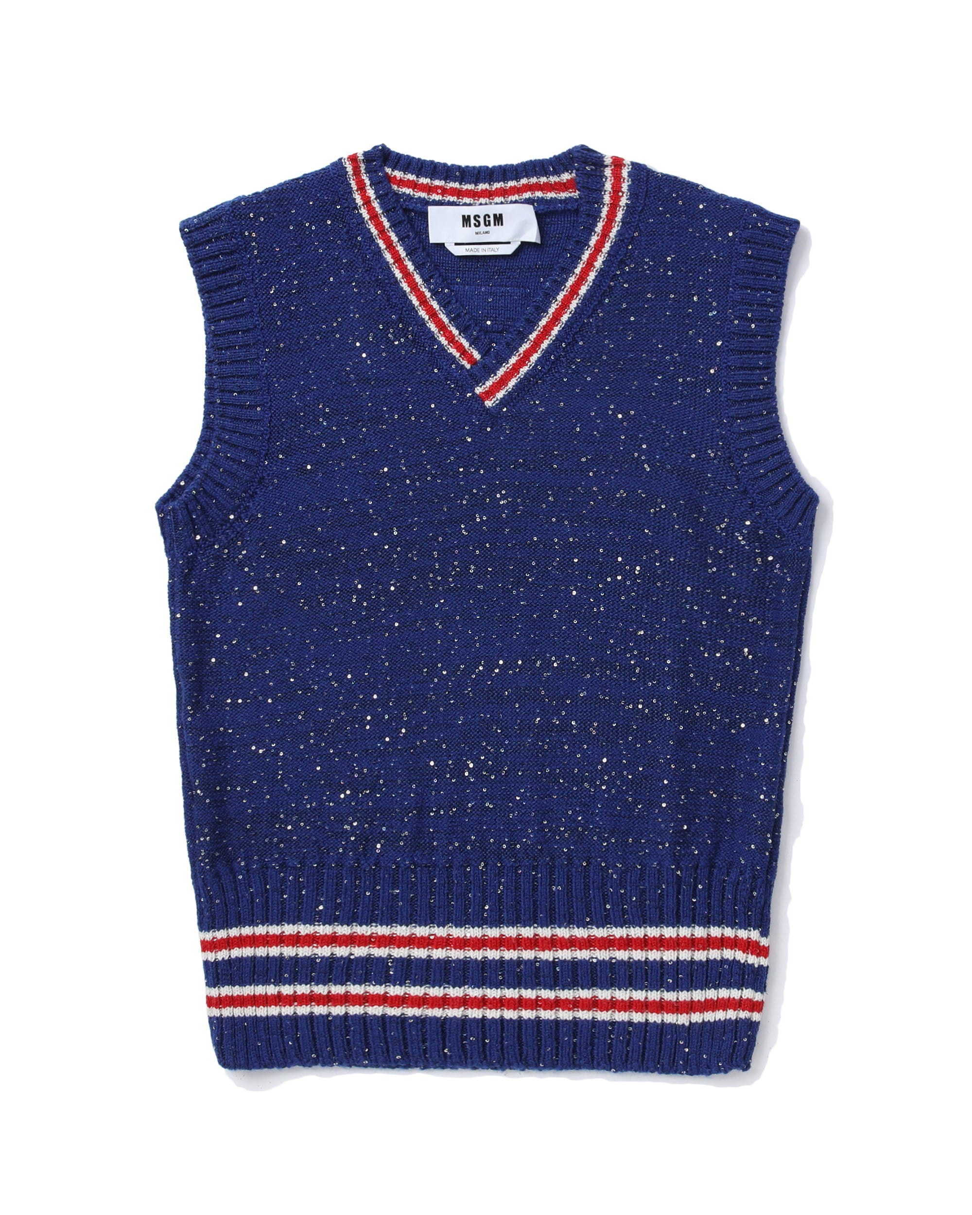 MSGM Ribbed finish vest