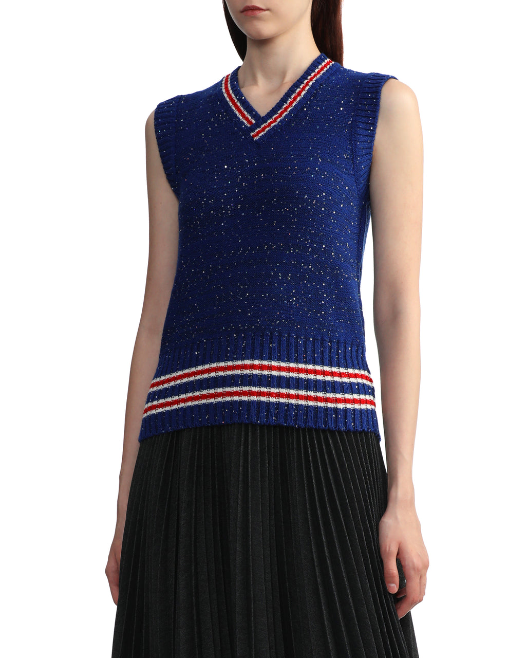 MSGM Ribbed finish vest