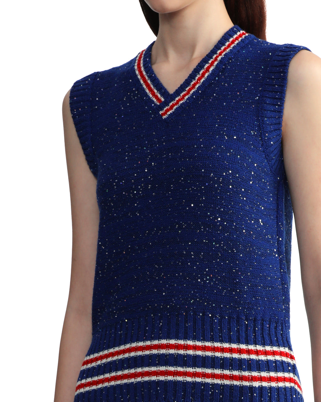 MSGM Ribbed finish vest