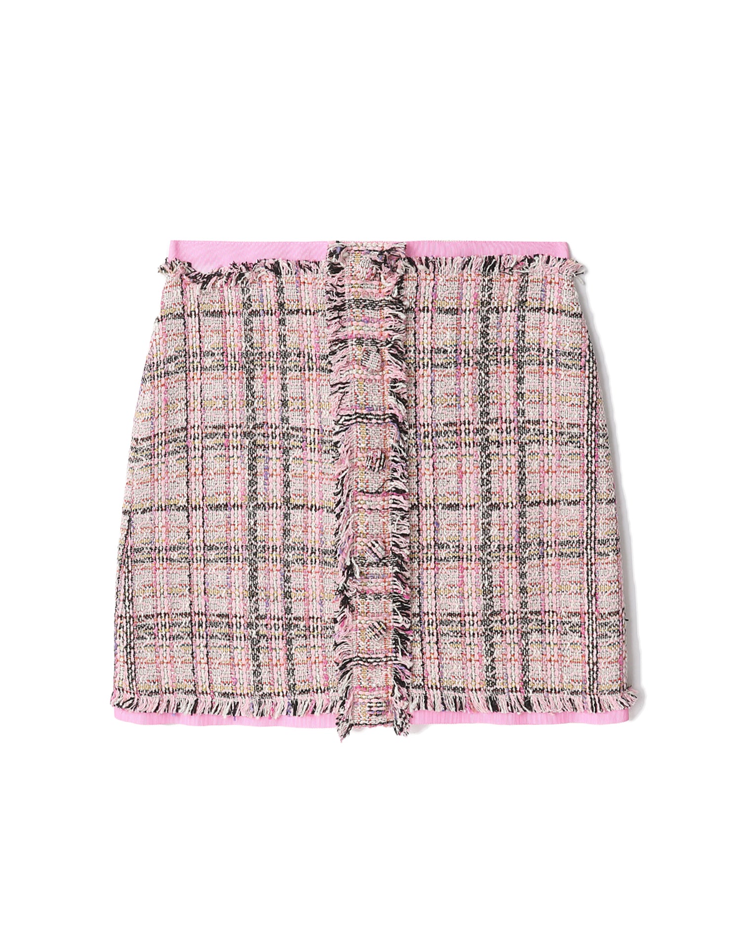 MSGM Checked high-rise mini skirt