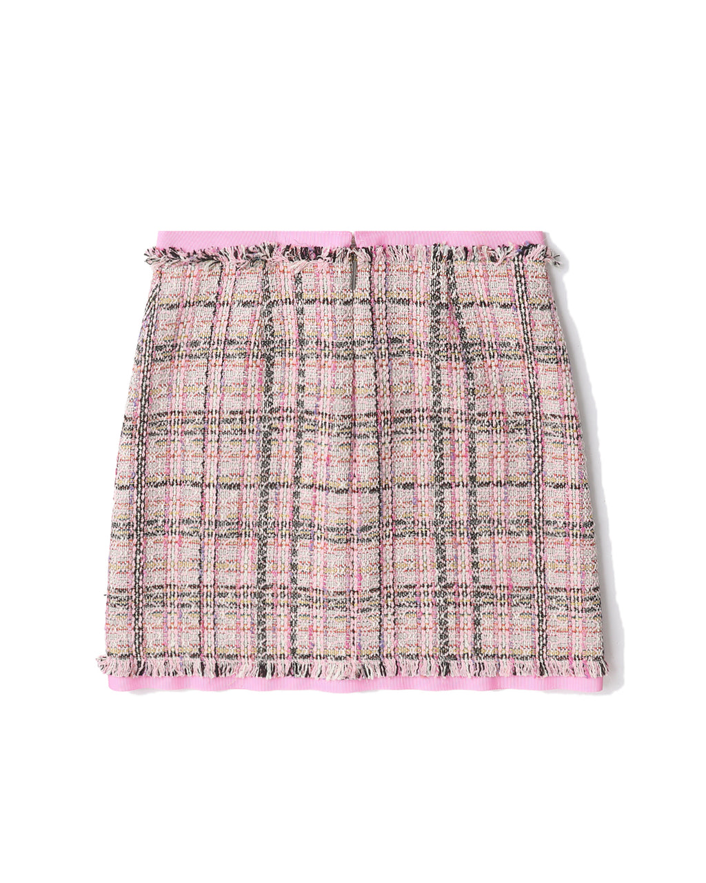 MSGM Checked high-rise mini skirt