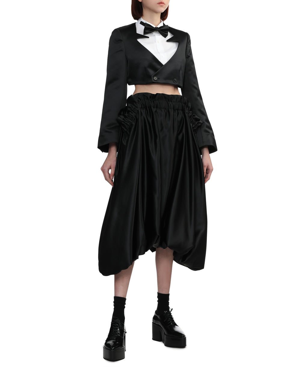 NOIR KEI NINOMIYA Wide sleeve cropped jacket