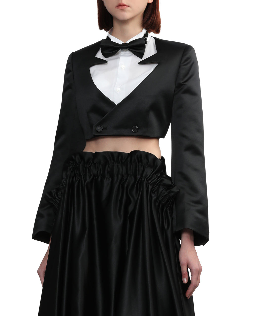 NOIR KEI NINOMIYA Wide sleeve cropped jacket
