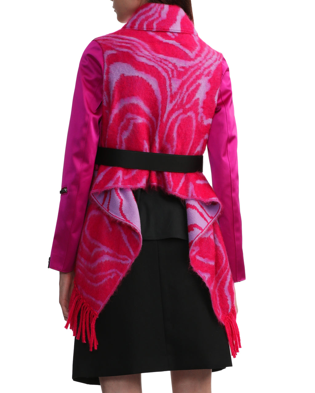 NOIR KEI NINOMIYA Scarf biker jacket